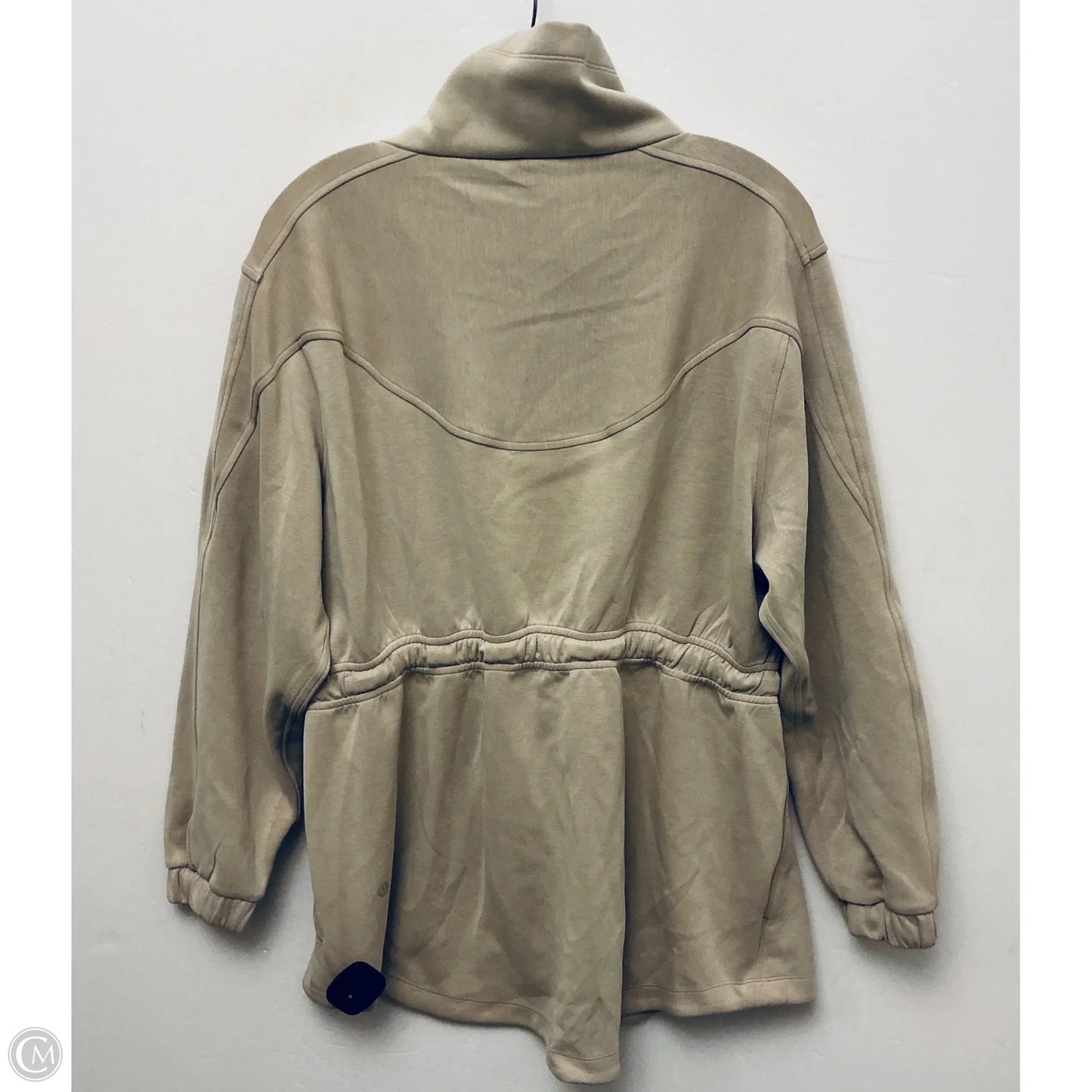 Athletic Jacket By Lululemon In Tan, Size: 10