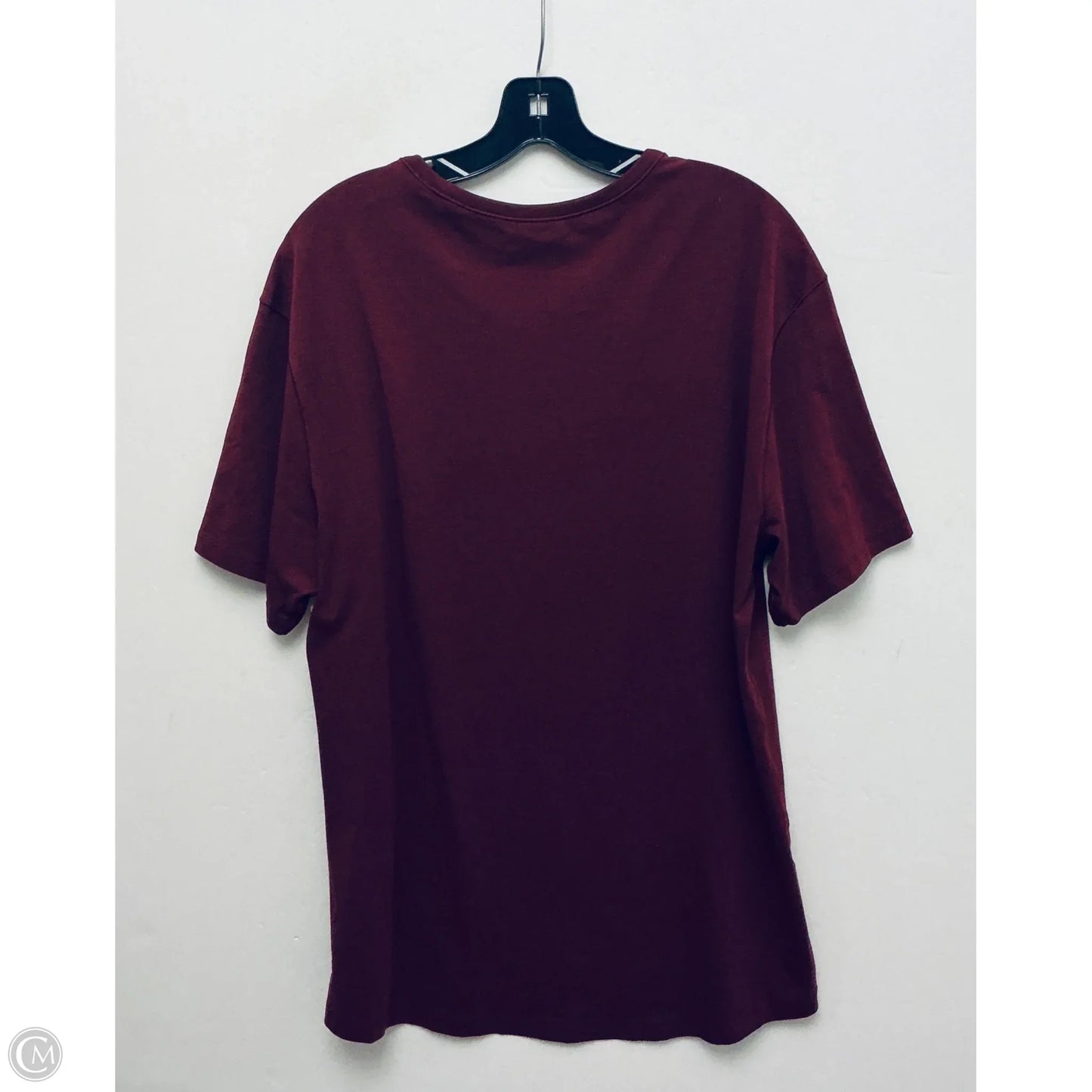 Top Short Sleeve By Lululemon In Red, Size: Xl