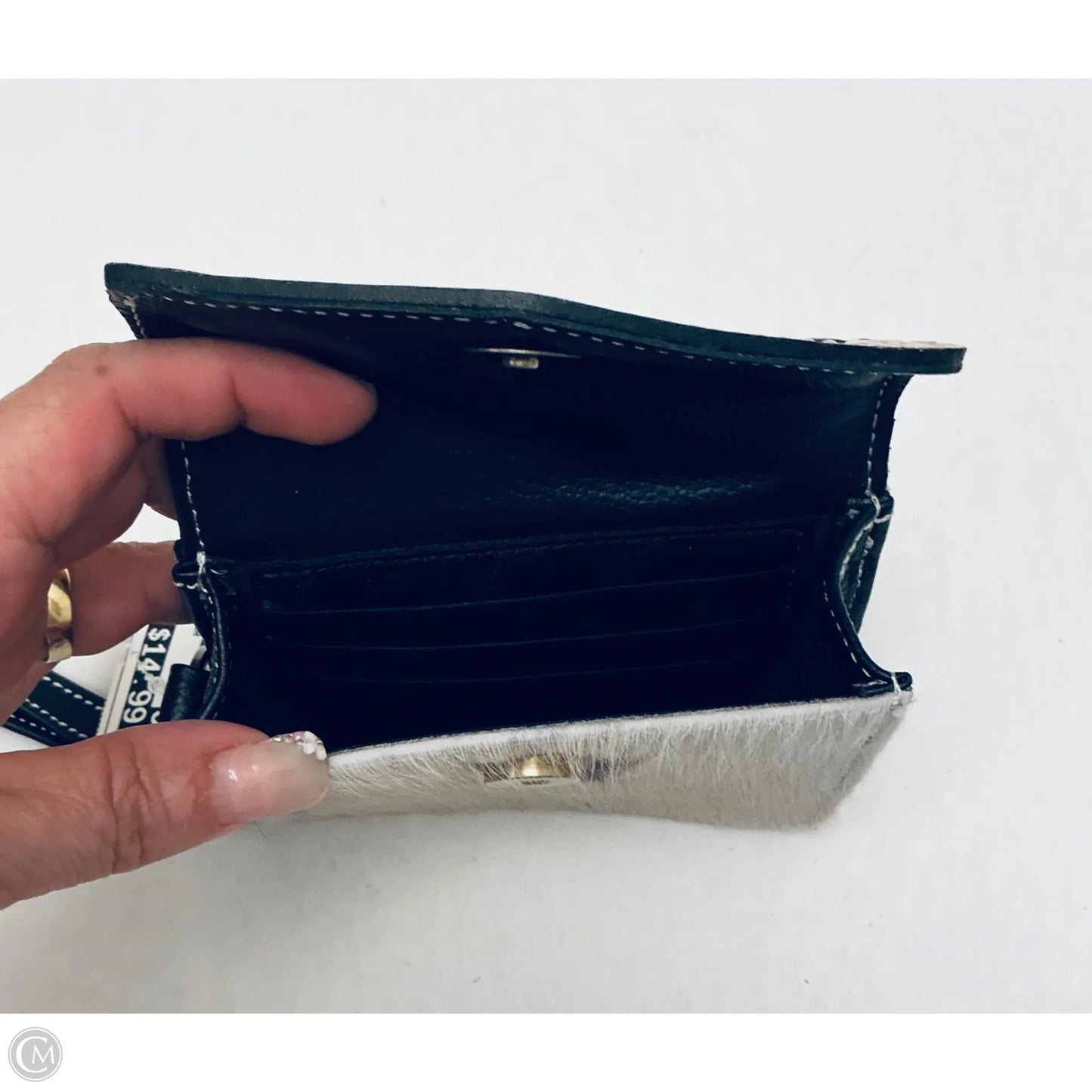 Wallet Leather By Clothes Mentor, Size: Medium