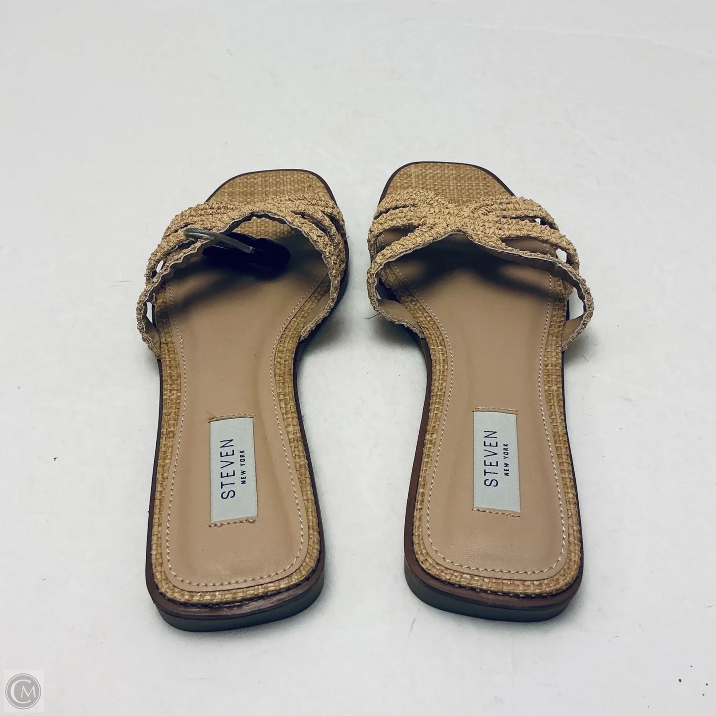 Sandals Flats By Clothes Mentor In Tan, Size: 8