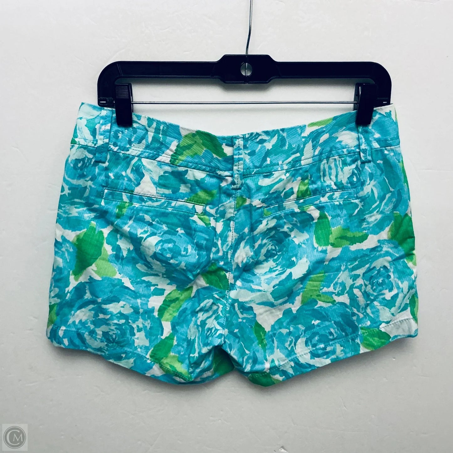 Shorts Designer By Lilly Pulitzer In Blue & Green, Size: 4