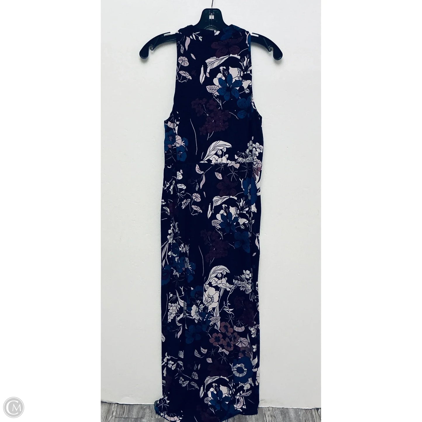 Dress Casual Midi By White House Black Market In Floral Print, Size: M