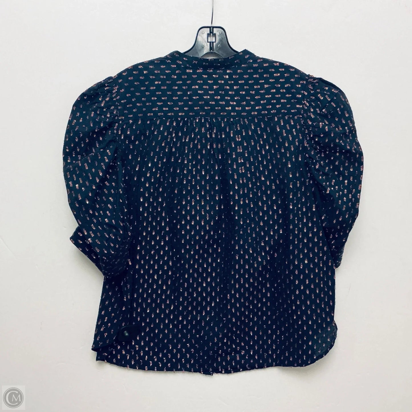 Top Short Sleeve By Gap In Navy, Size: Xl