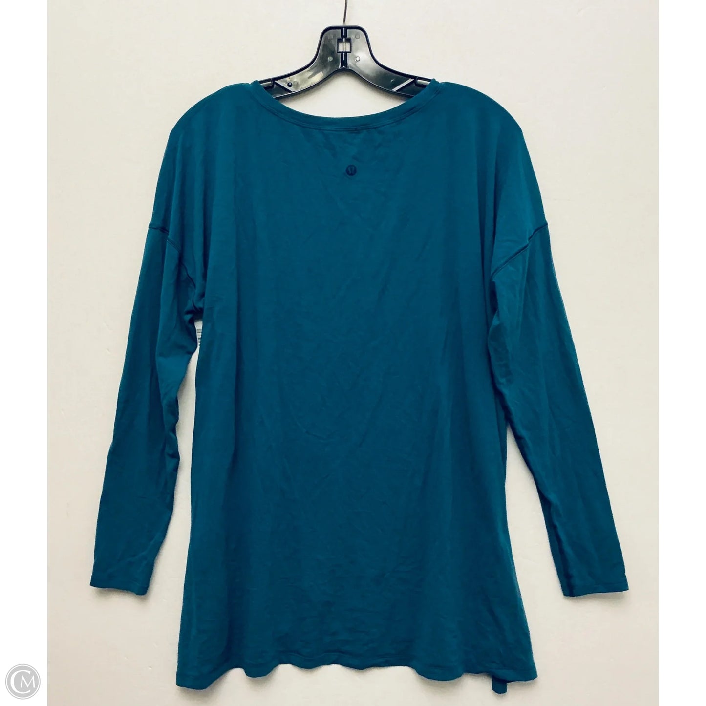 Top Long Sleeve By Lululemon In Blue, Size: L