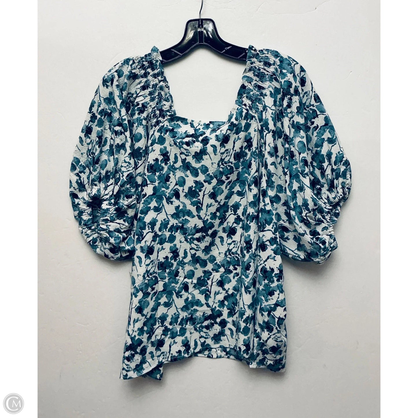 Top Short Sleeve By Clothes Mentor In Blue, Size: L
