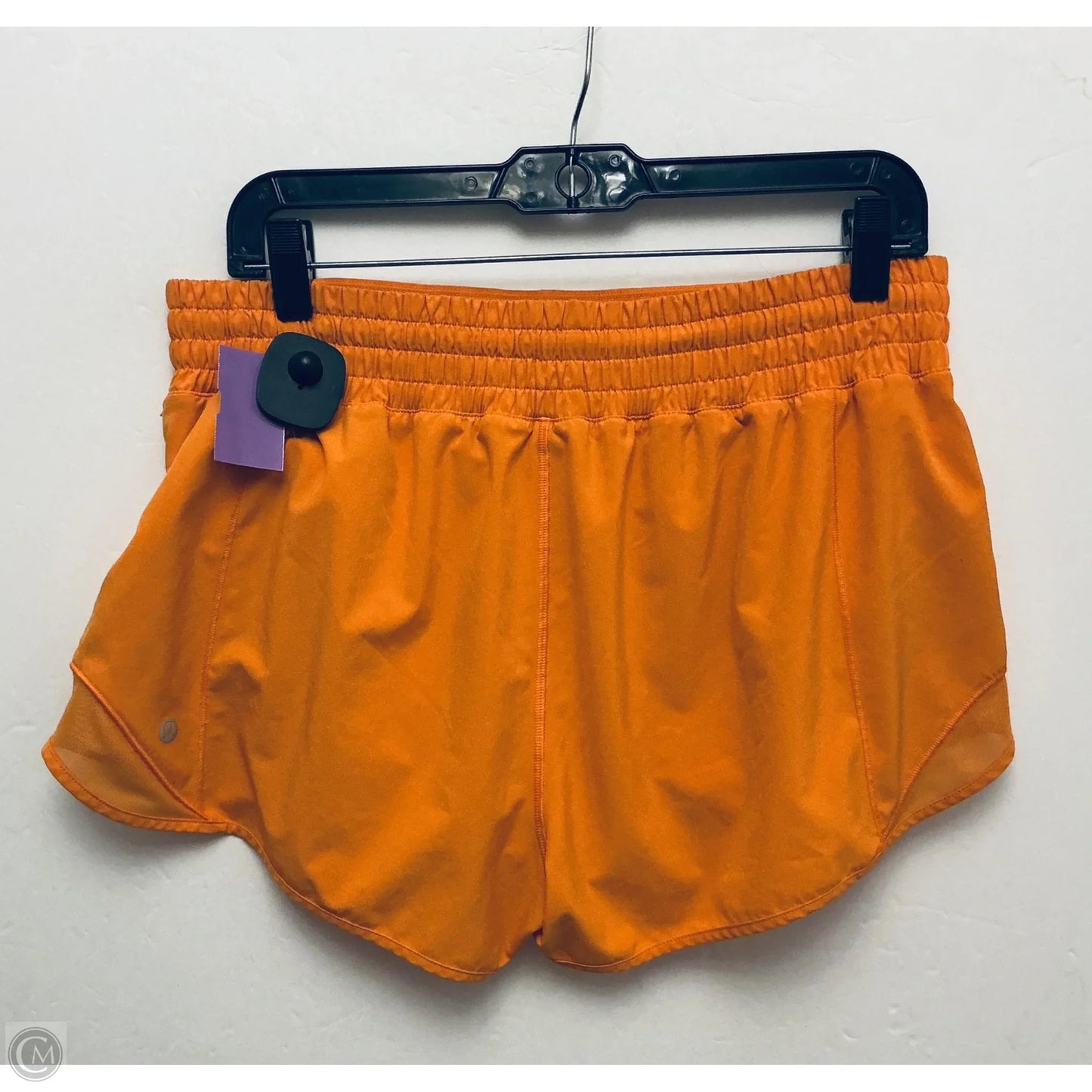Athletic Shorts By Lululemon In Orange, Size: 12