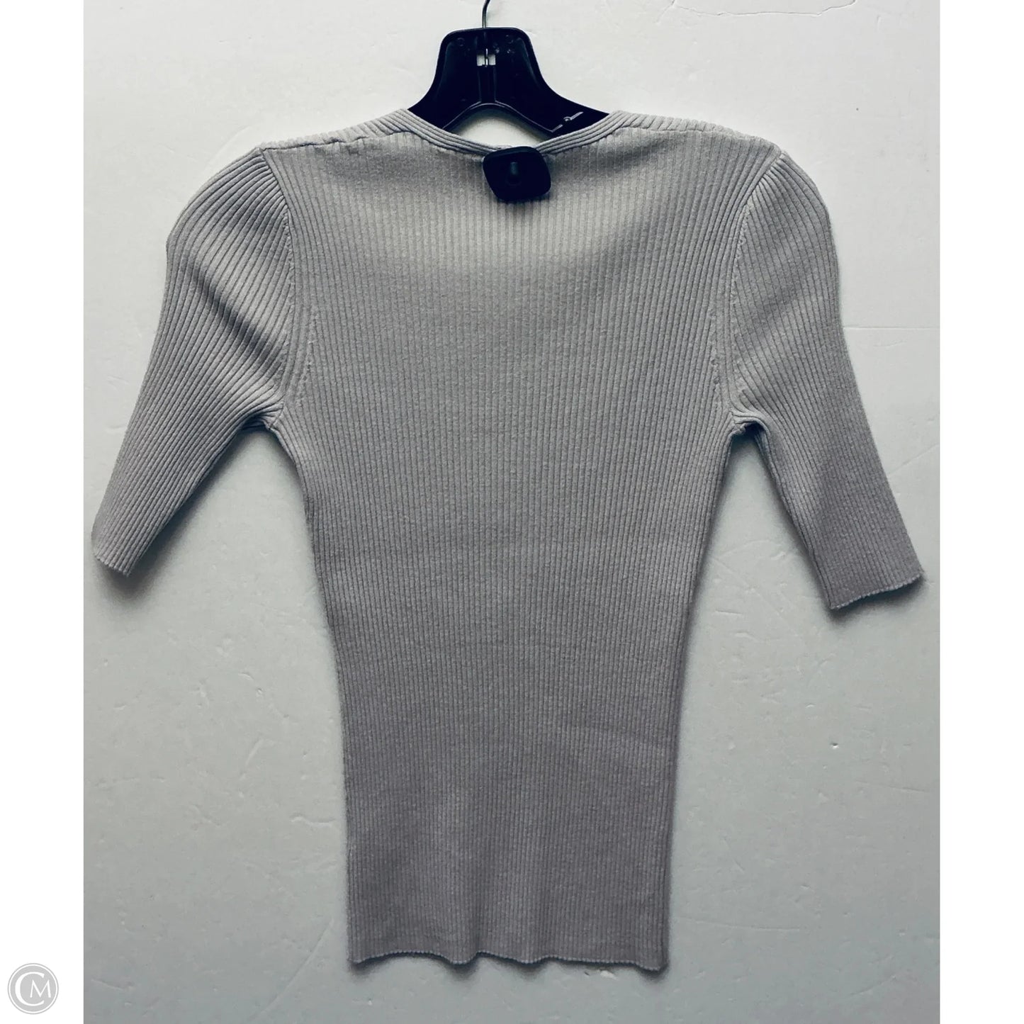 Top Short Sleeve By Elie Tahari In Grey, Size: S