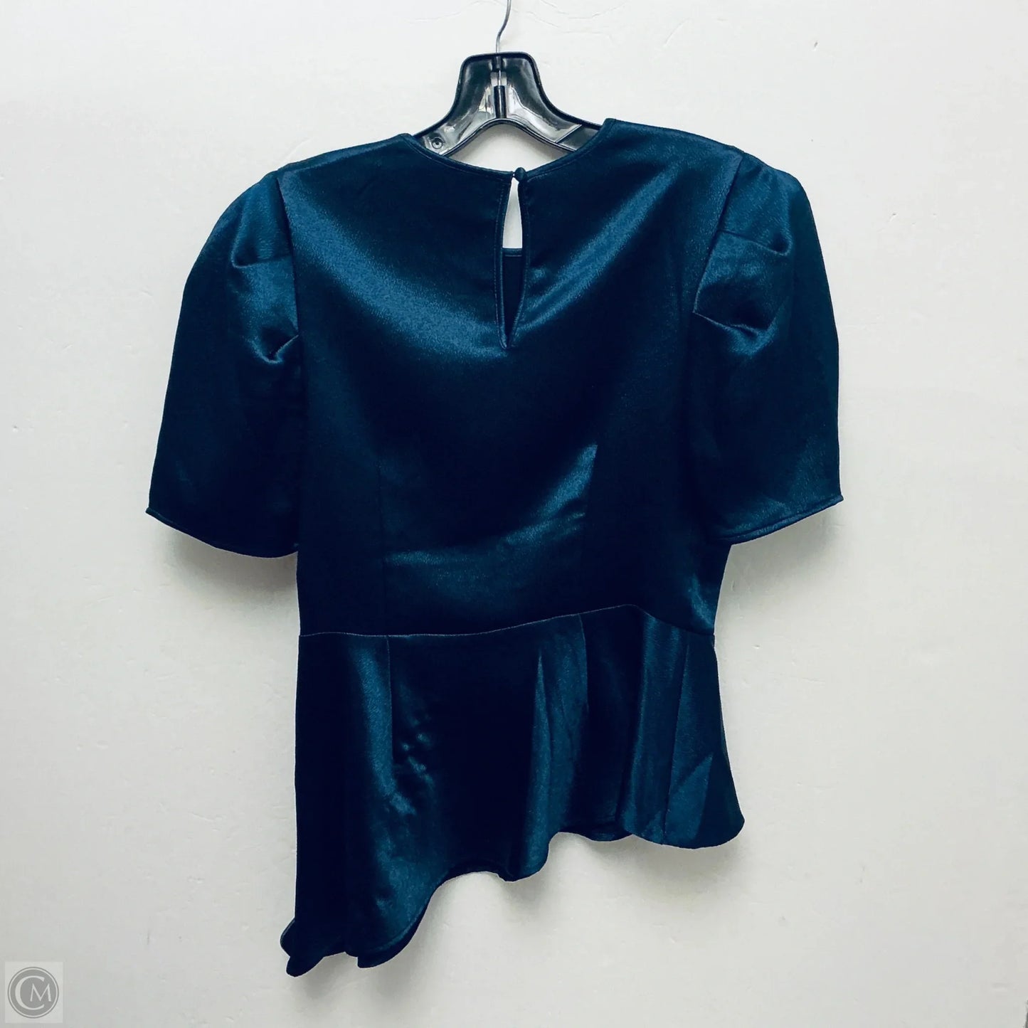 Top Short Sleeve By Express In Navy, Size: M