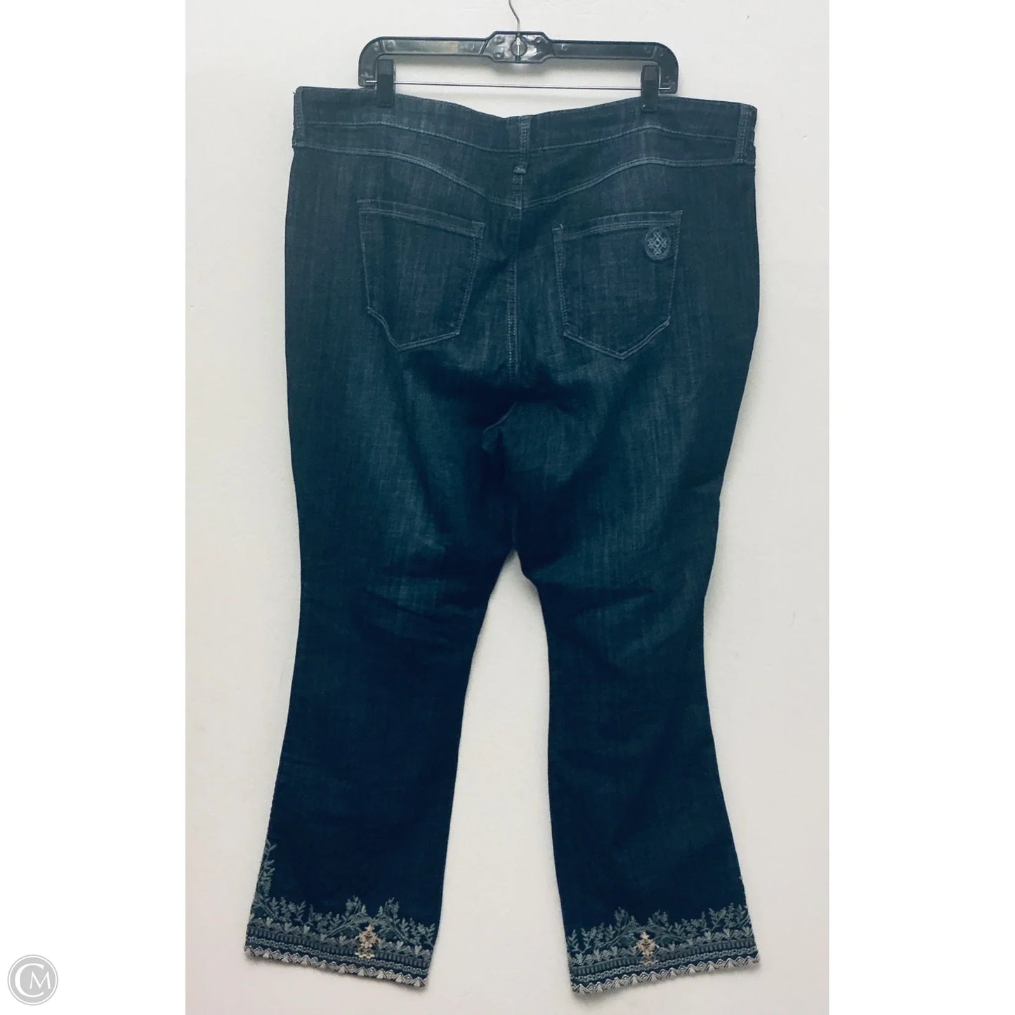 Jeans Boot Cut By Laurie Felt In Blue, Size: 20