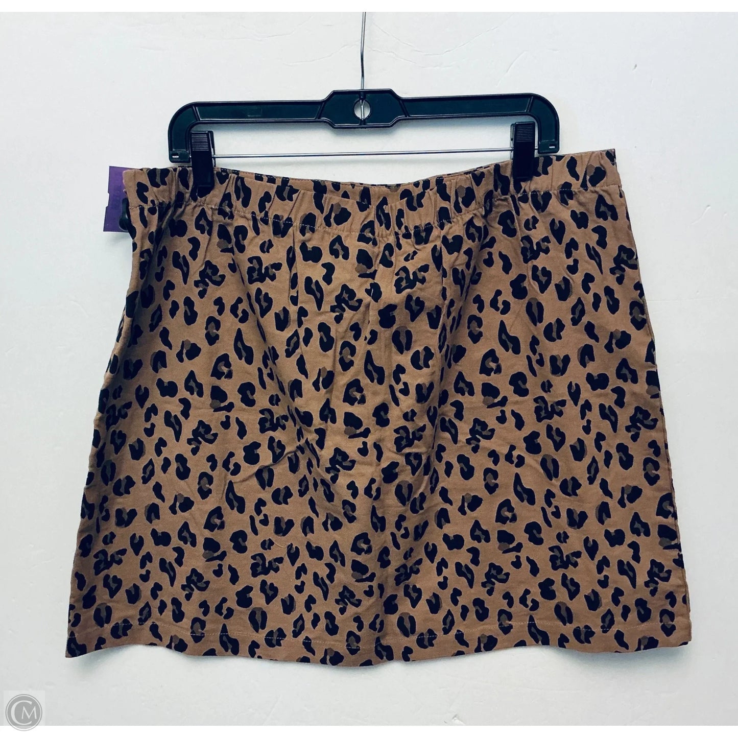 Skirt Mini & Short By Clothes Mentor In Animal Print, Size: Xxl