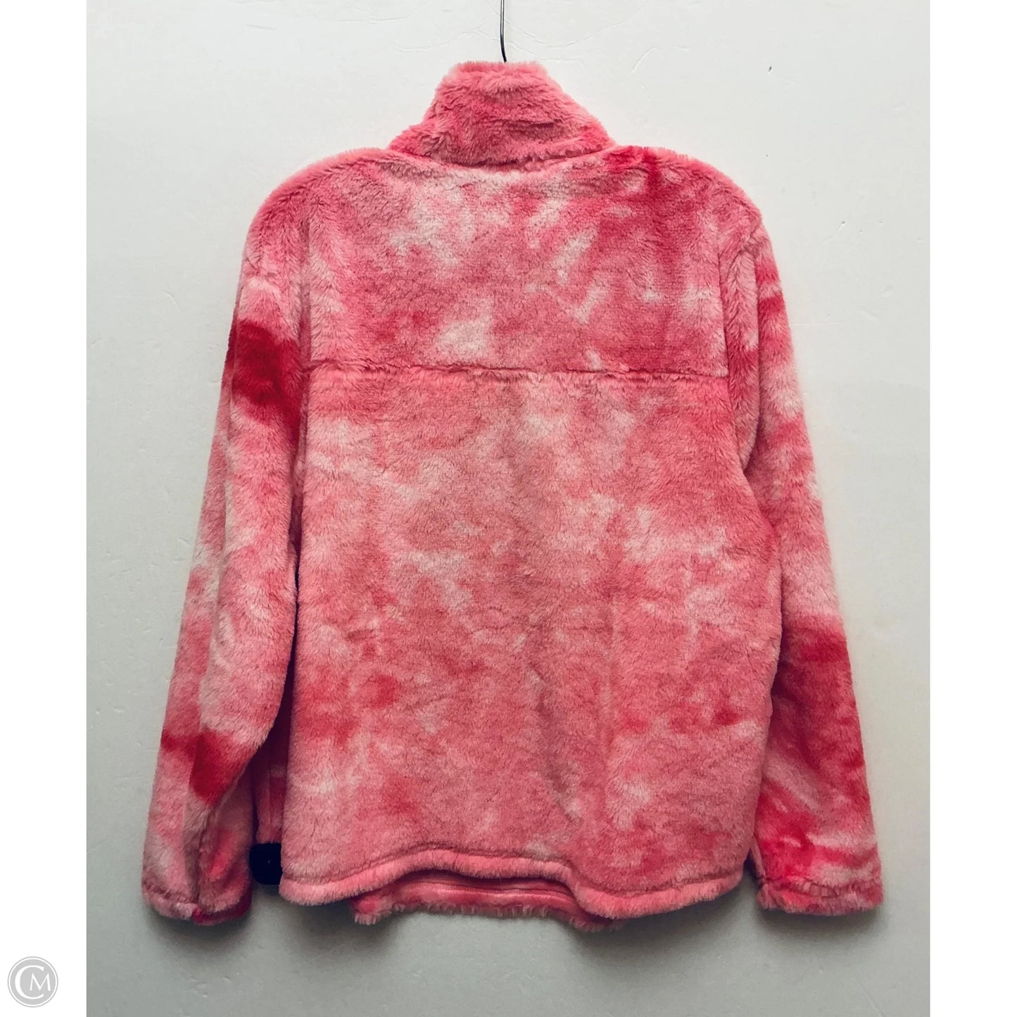 Jacket Faux Fur & Sherpa By Chicsoul In Pink, Size: 1x