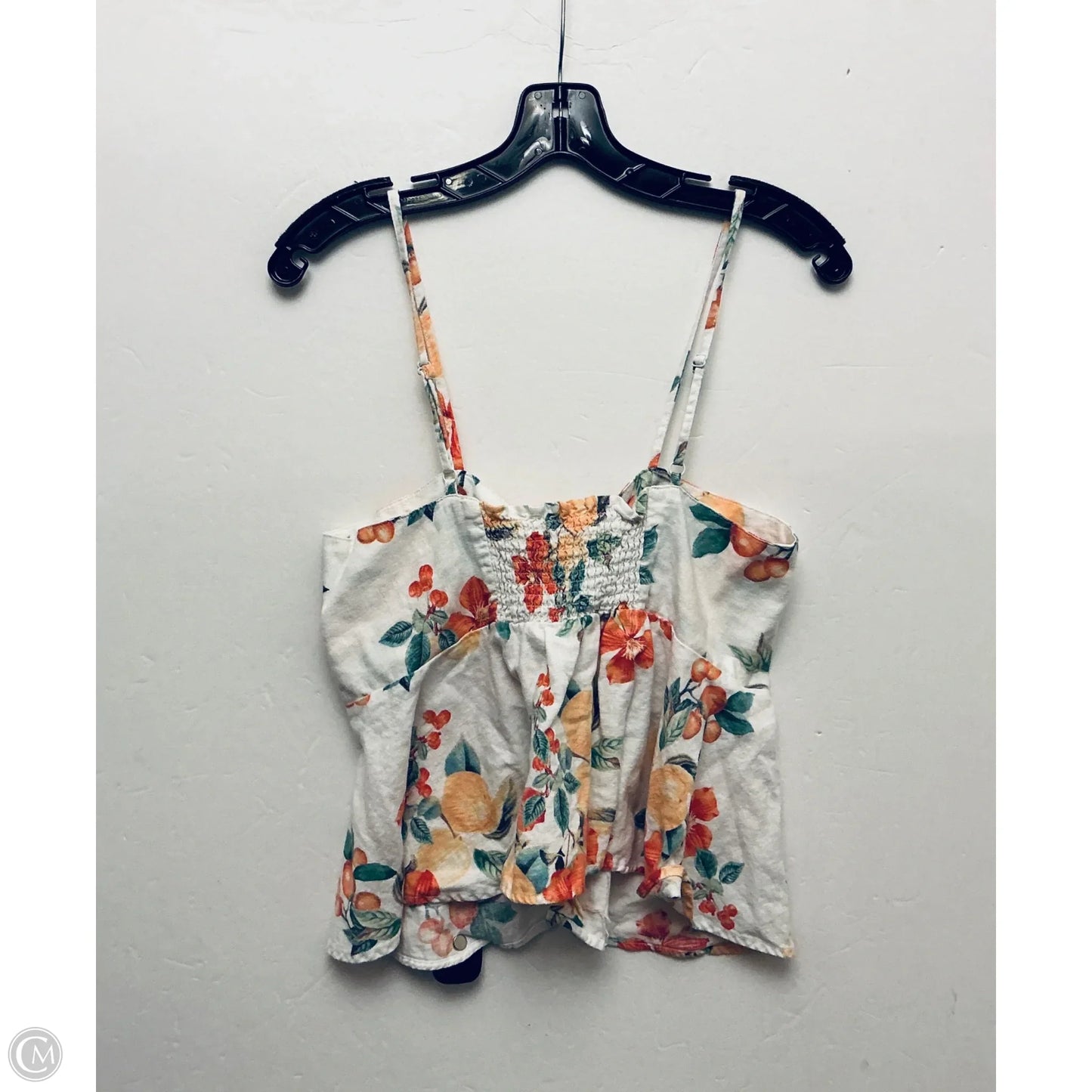 Top Sleeveless By Sofia By Sofia Vergara In Tropical Print, Size: L