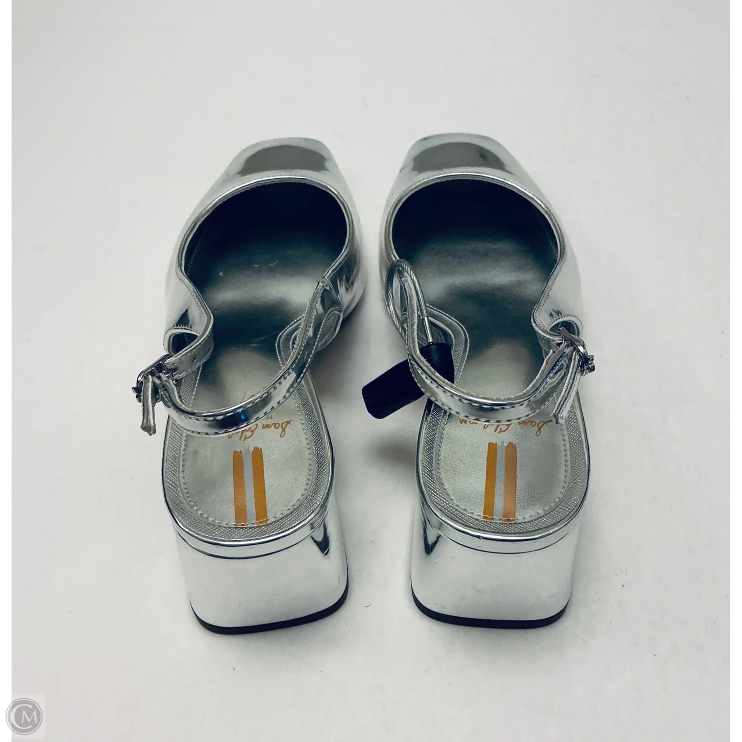 Shoes Heels Block By Sam Edelman In Silver, Size: 9
