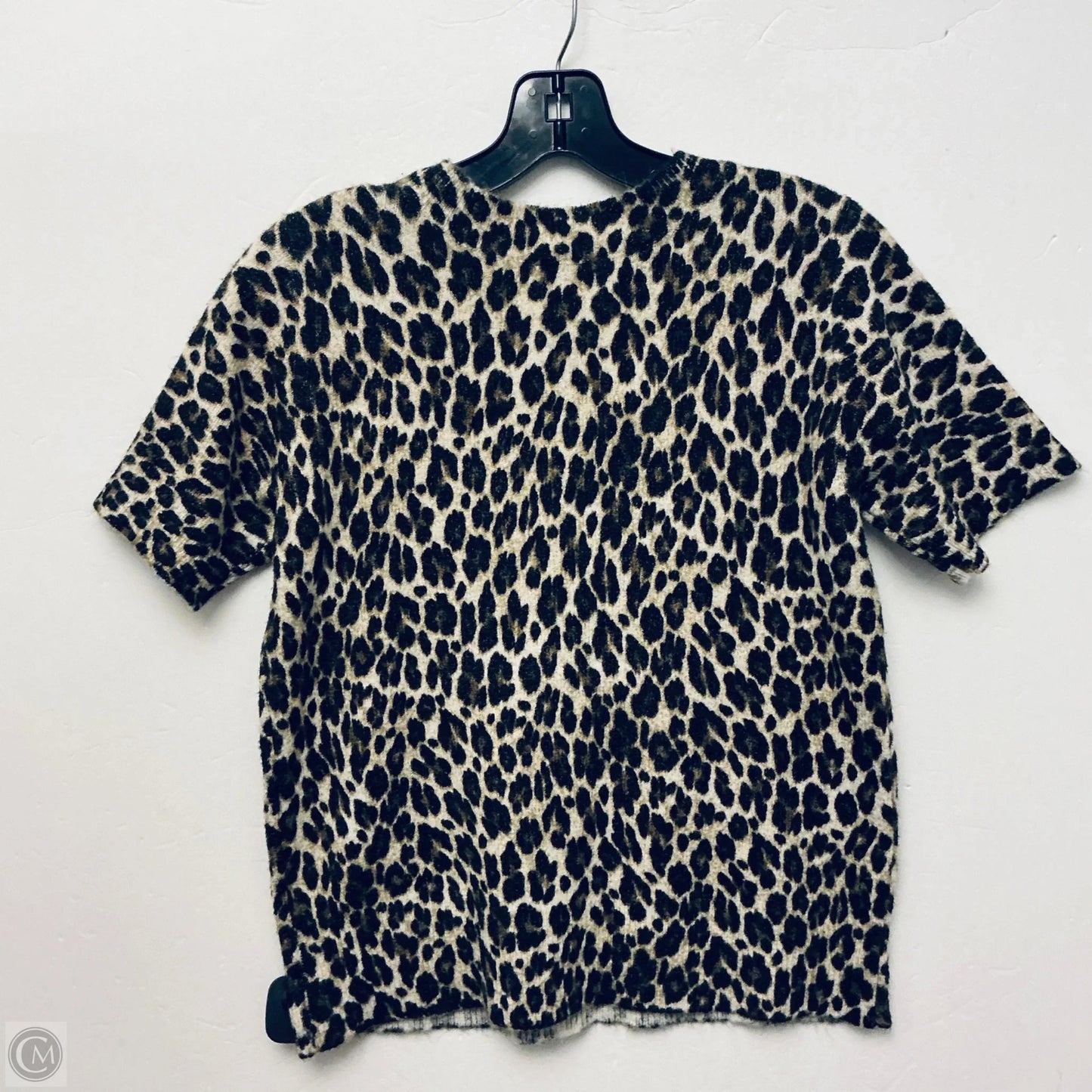 Top Short Sleeve By Cece In Animal Print, Size: S