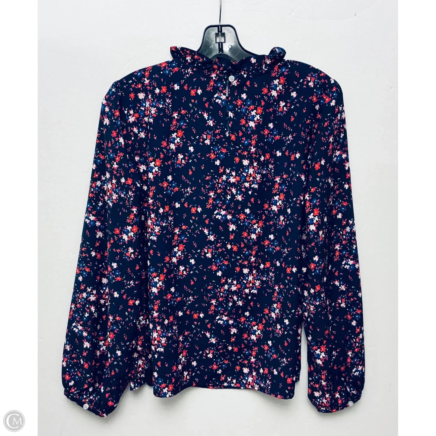 Top Long Sleeve By J. Crew In Navy, Size: M