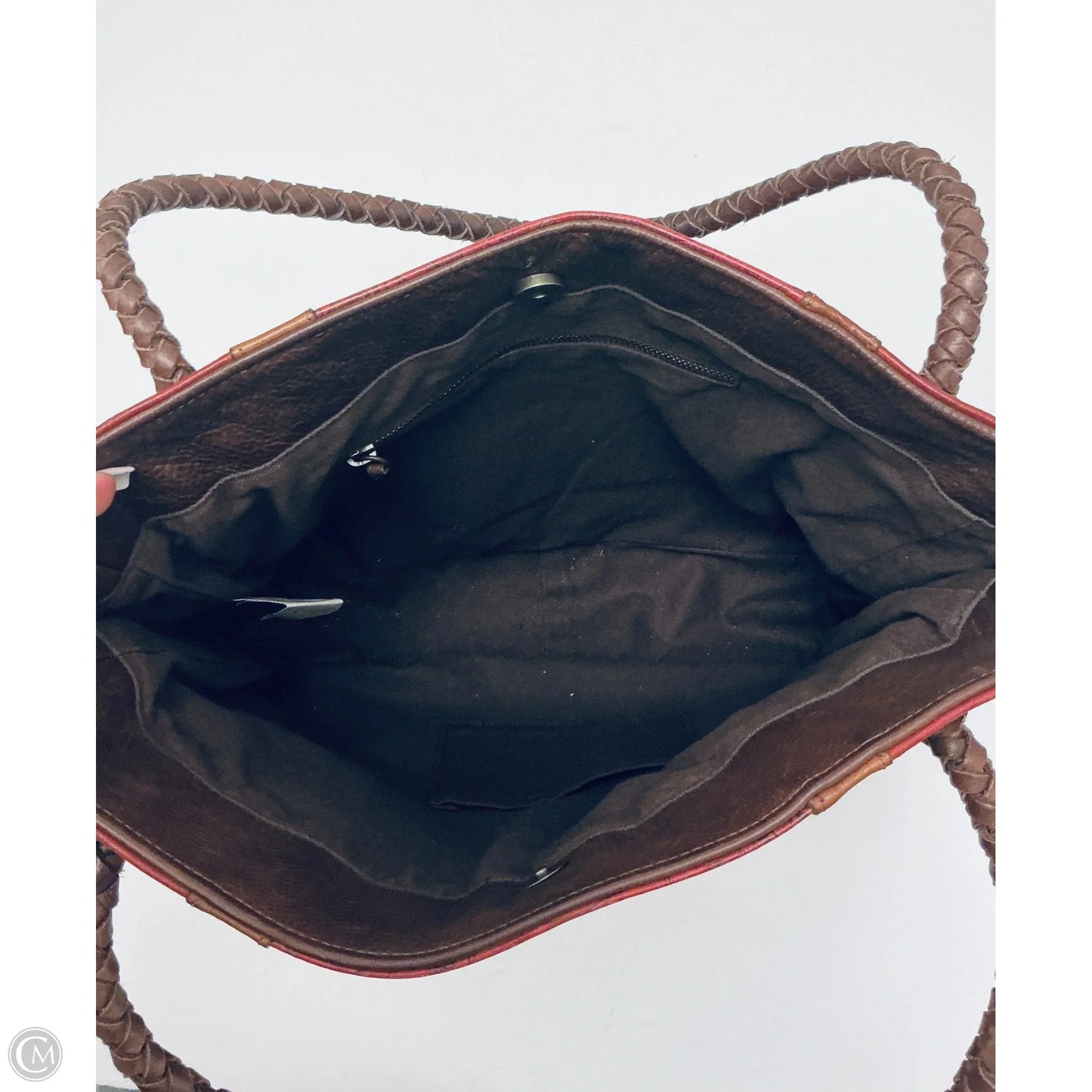 Handbag Leather By Tony Lama, Size: Large