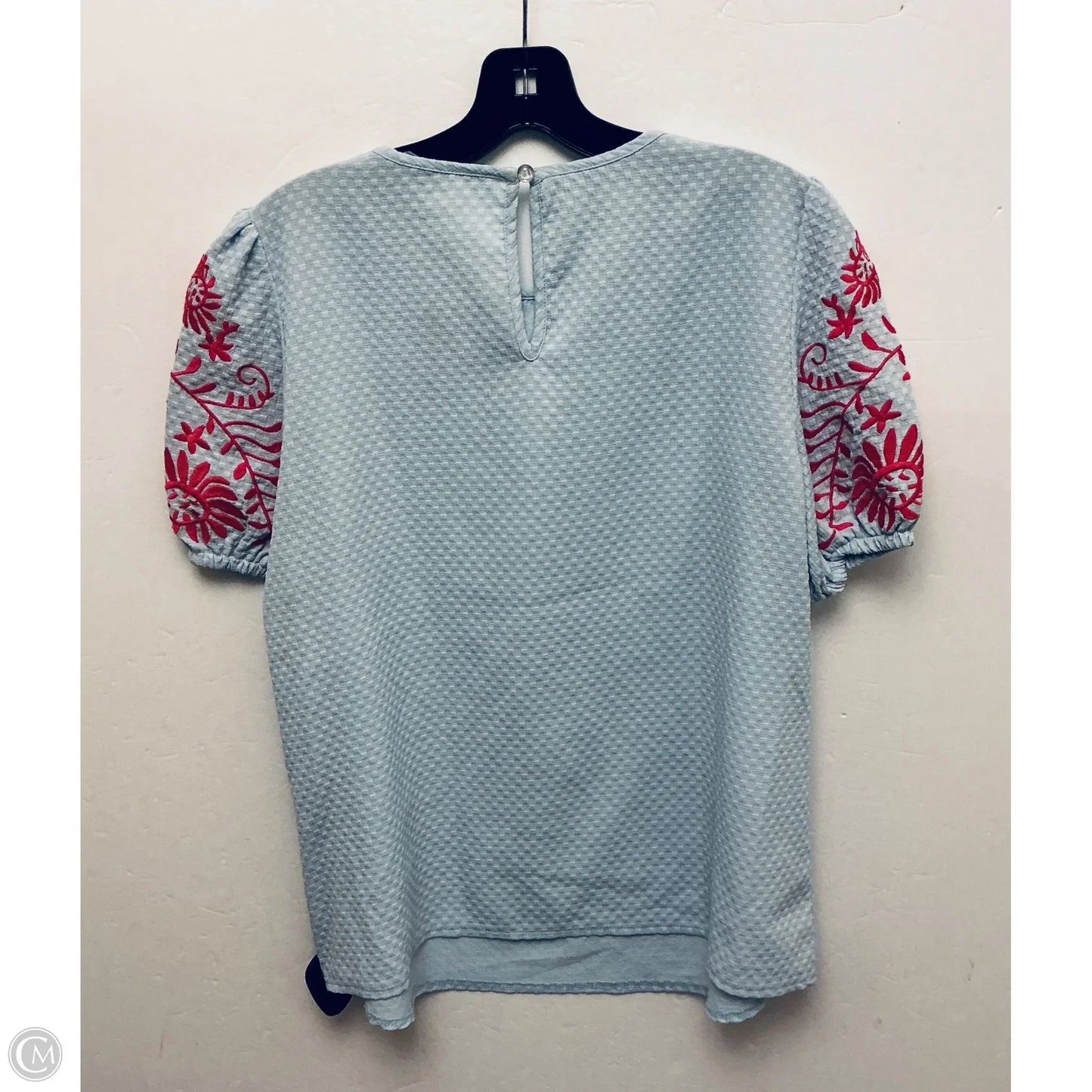 Top Short Sleeve By Clothes Mentor In Blue, Size: M