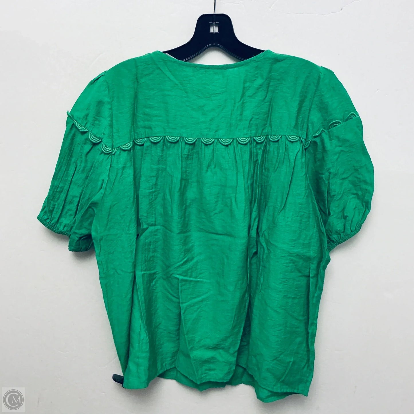 Top Short Sleeve By Ces Femme In Green, Size: L