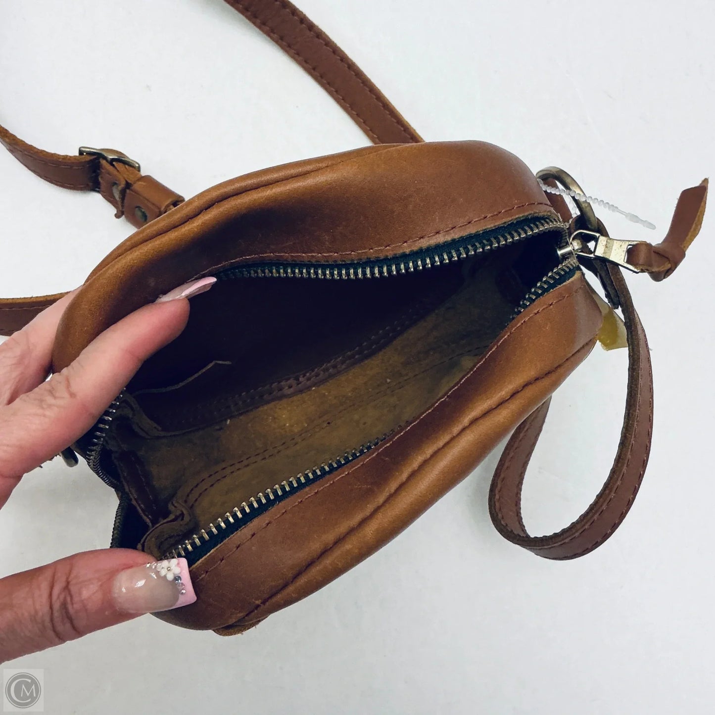 Crossbody Leather By Portland Leather, Size: Small