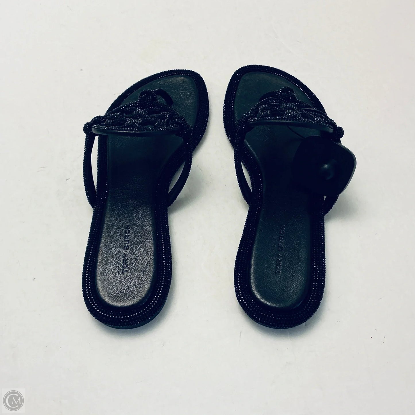 Sandals Designer By Tory Burch In Black, Size: 9