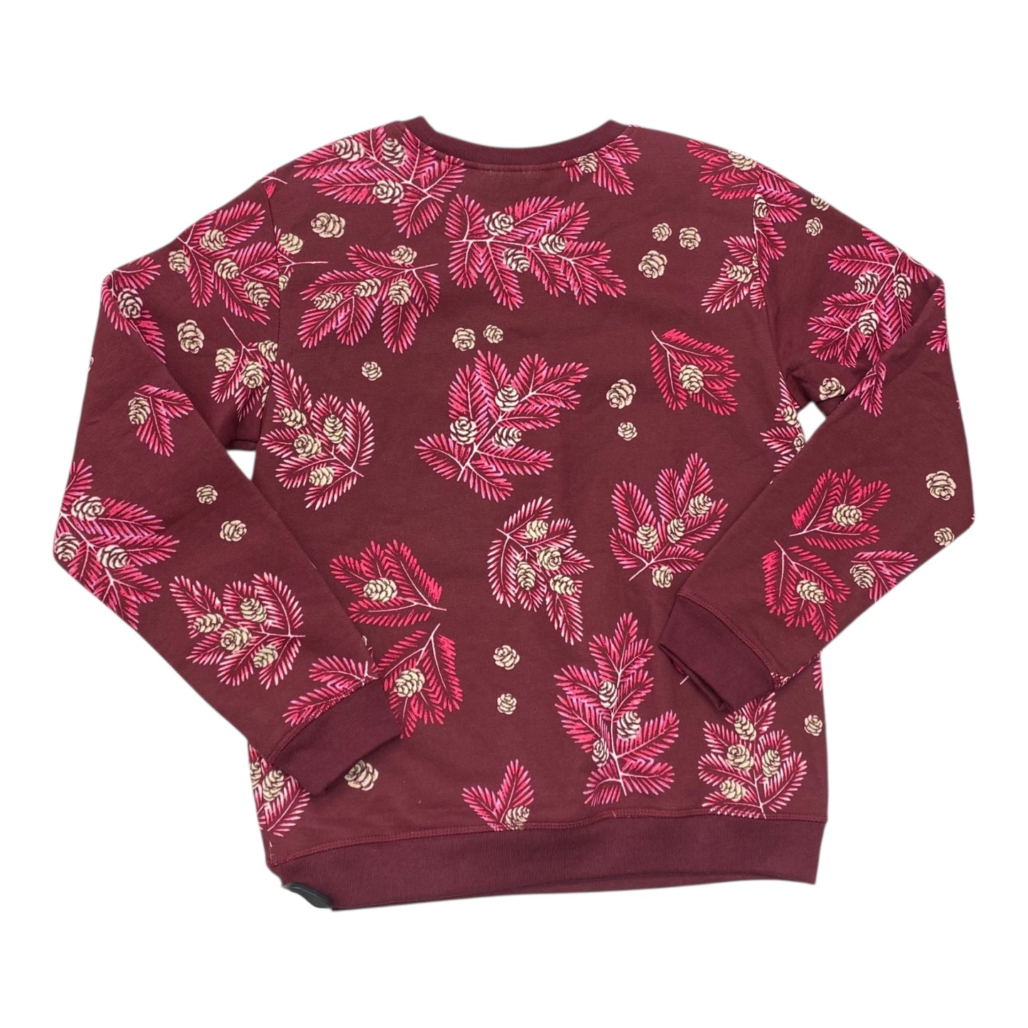 Top Ls By Karen Scott In Maroon, Size:Xs