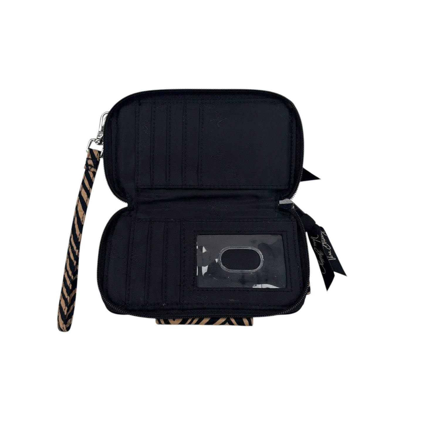 Wallet By Vera Bradley In Black & Brown, Size:Small