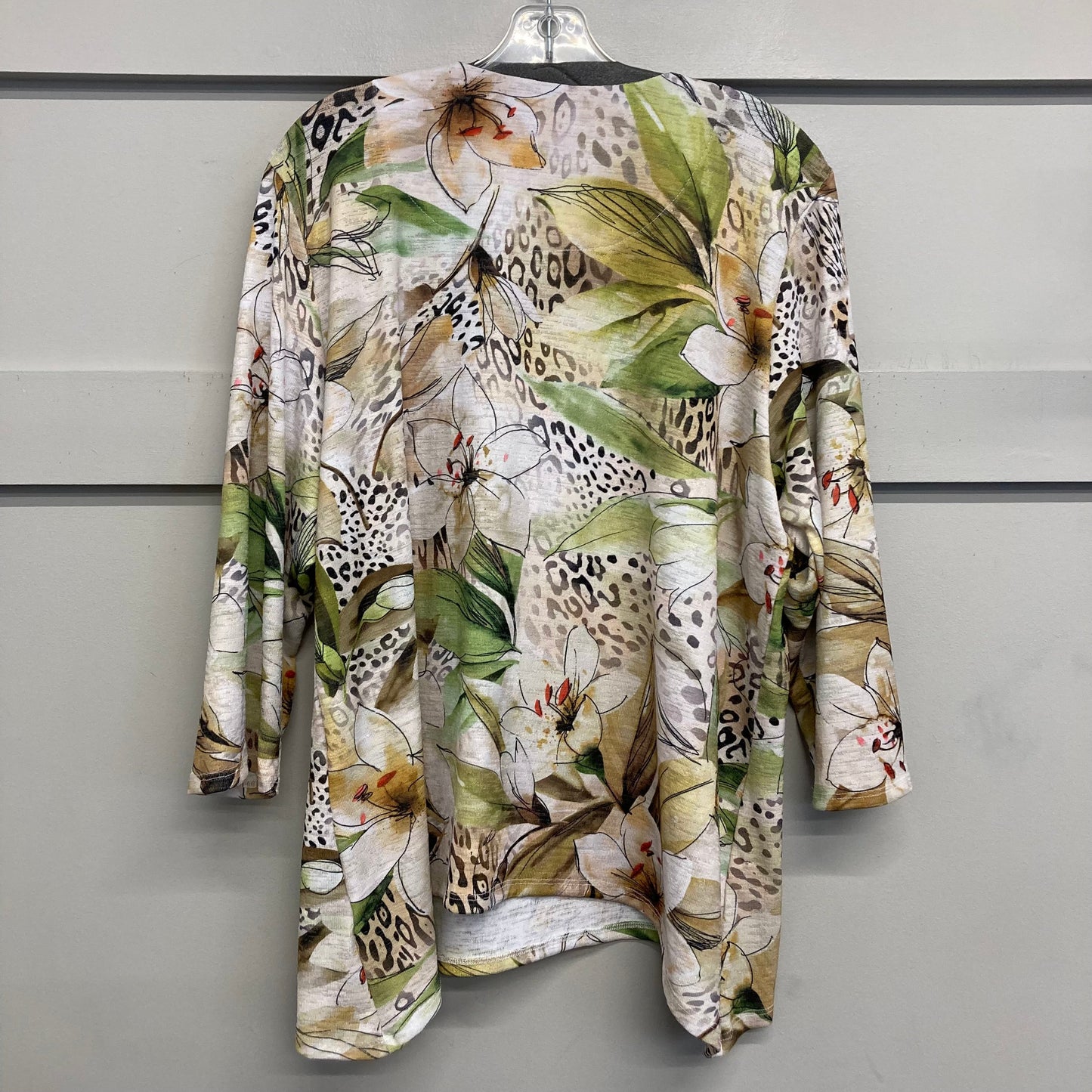 Top 3/4 Sleeve By Alfred Dunner In Multi, Size:L