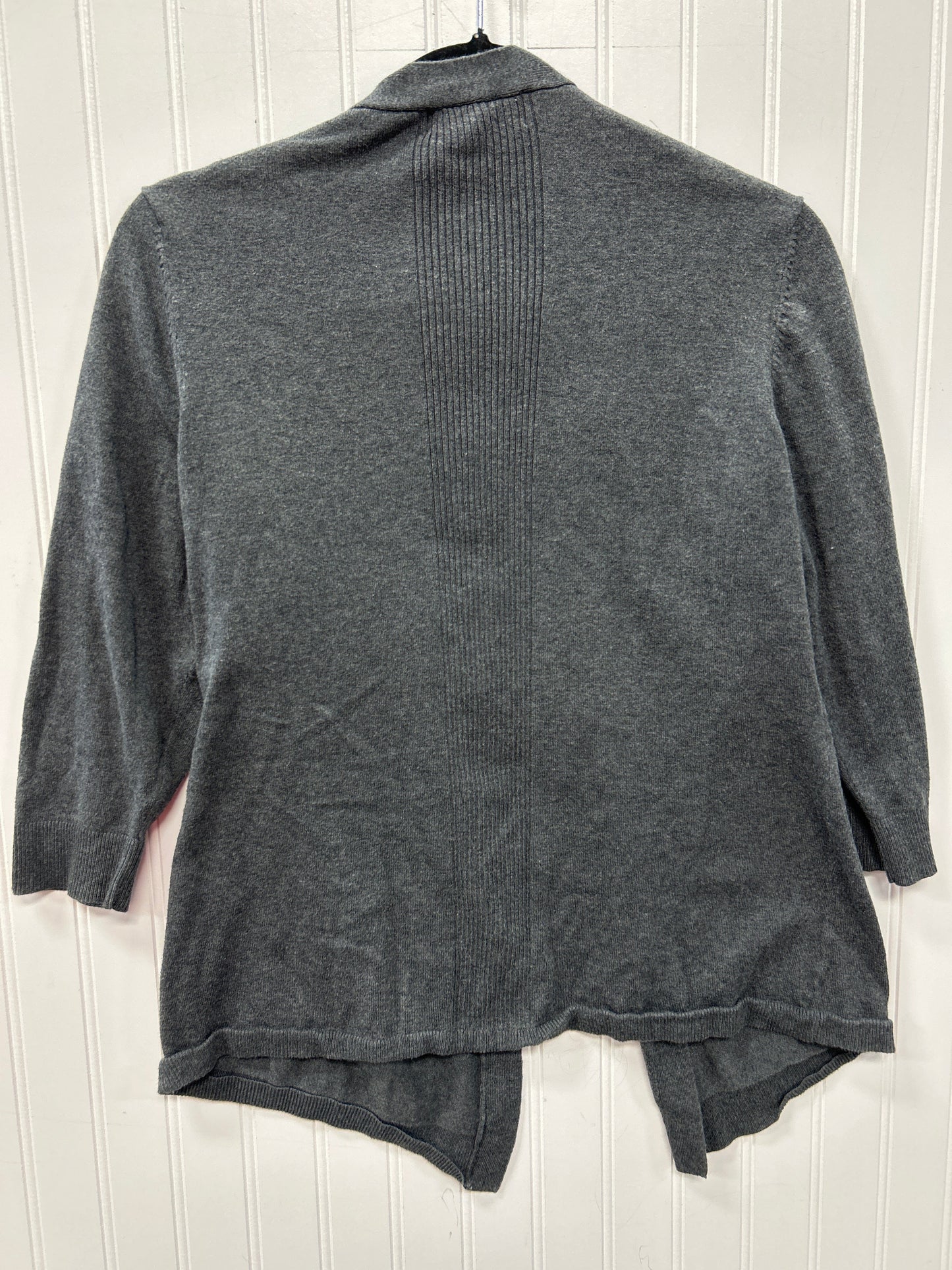 Cardigan By Karen Scott In Grey, Size:M