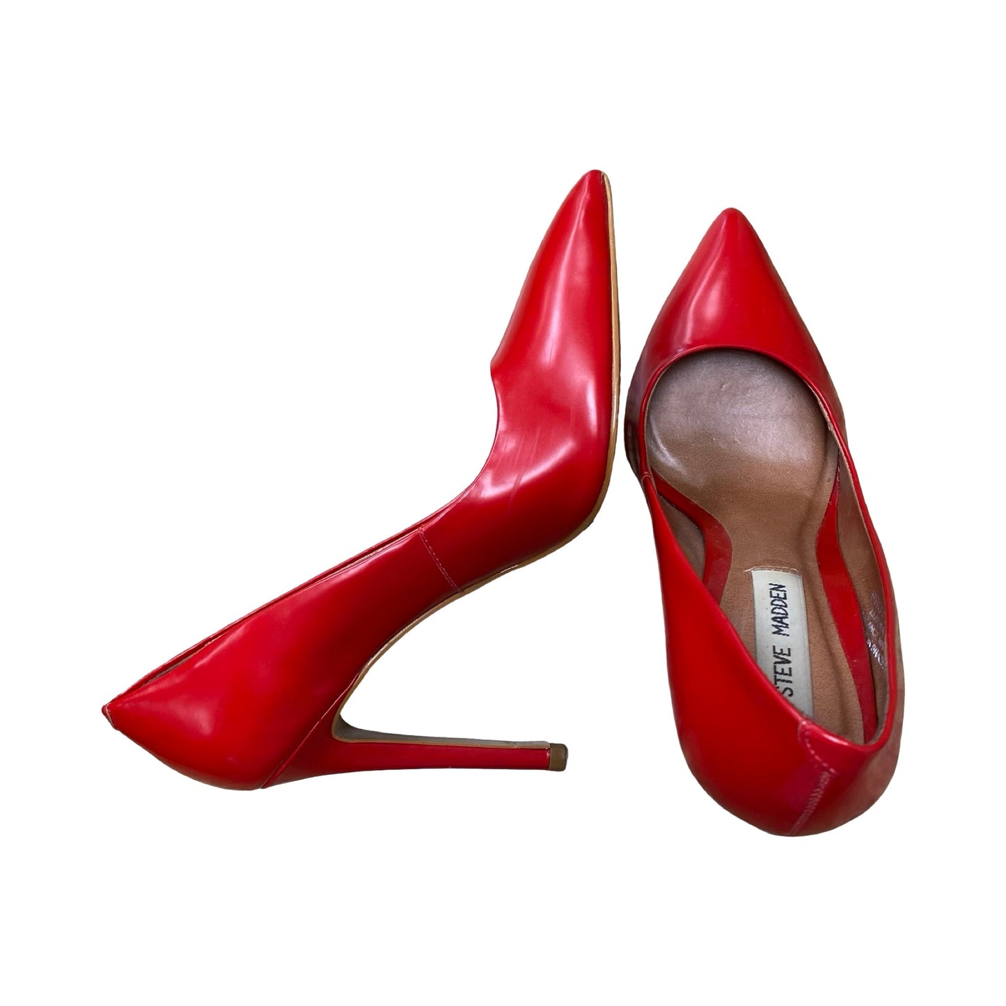 Shoes Heels Stiletto By Steve Madden In Red, Size:7.5