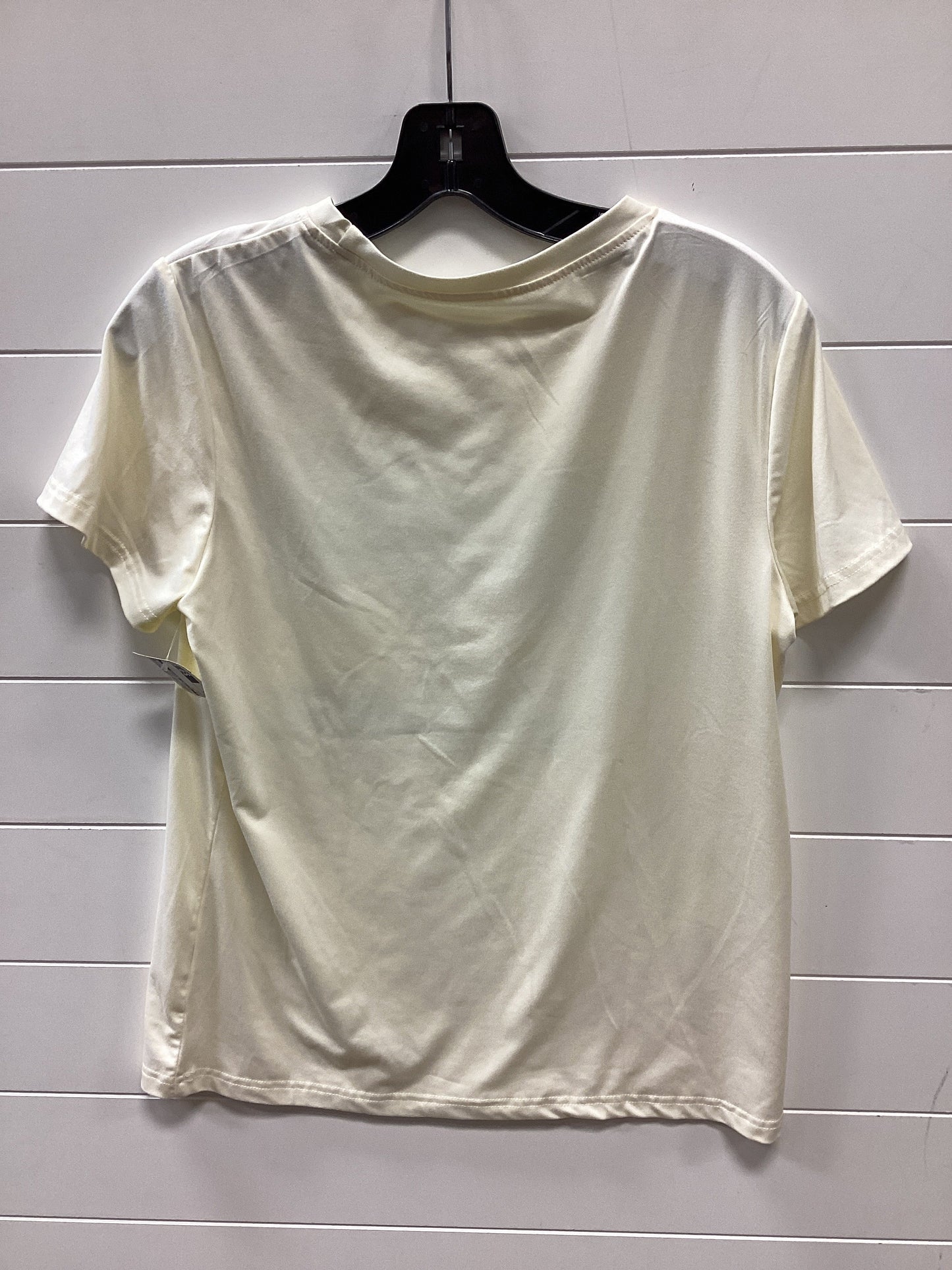 Top Ss By Clothes Mentor In Cream, Size:M