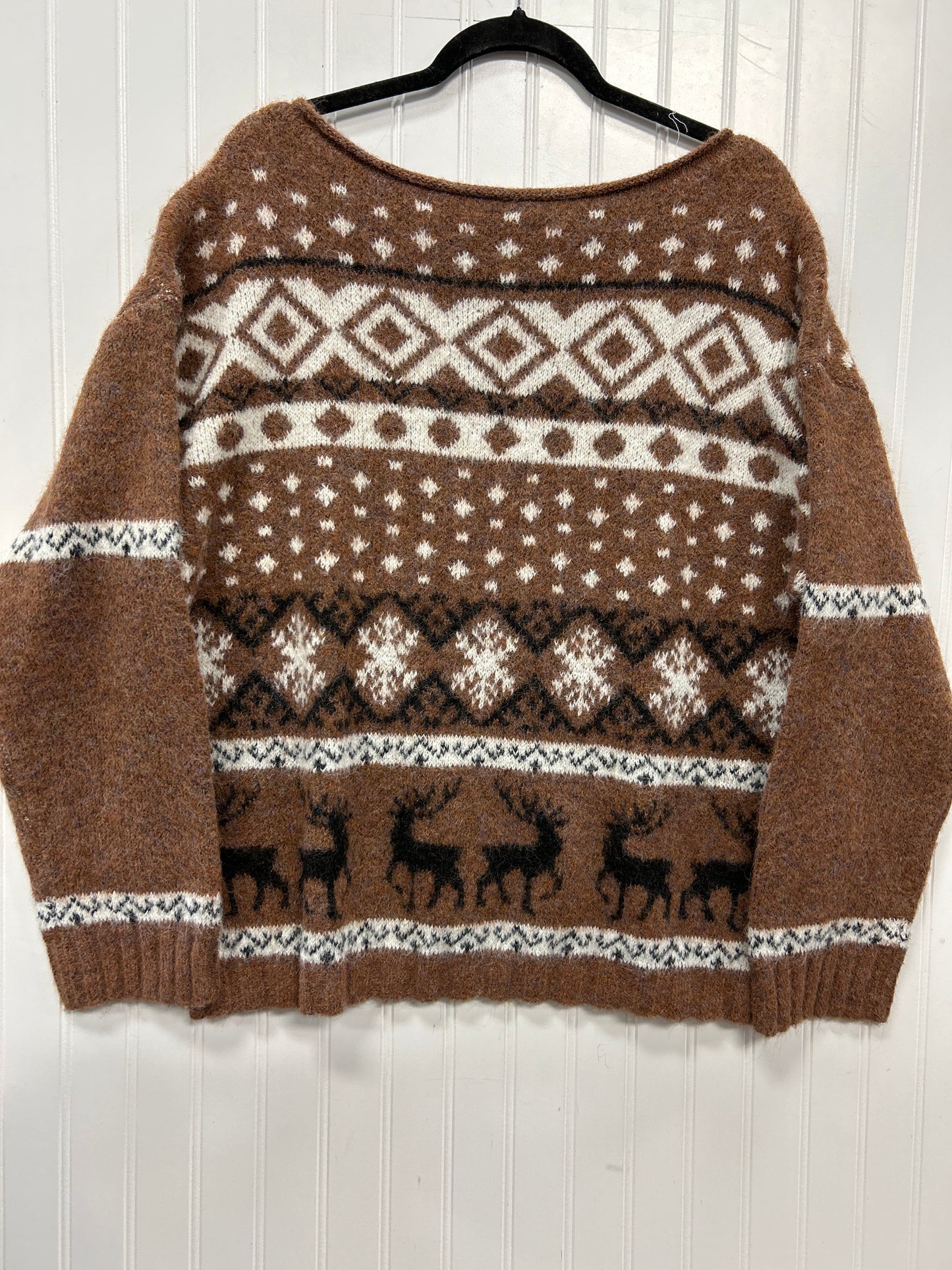 Sweater 2Pc By Clothes Mentor In Brown, Size:M