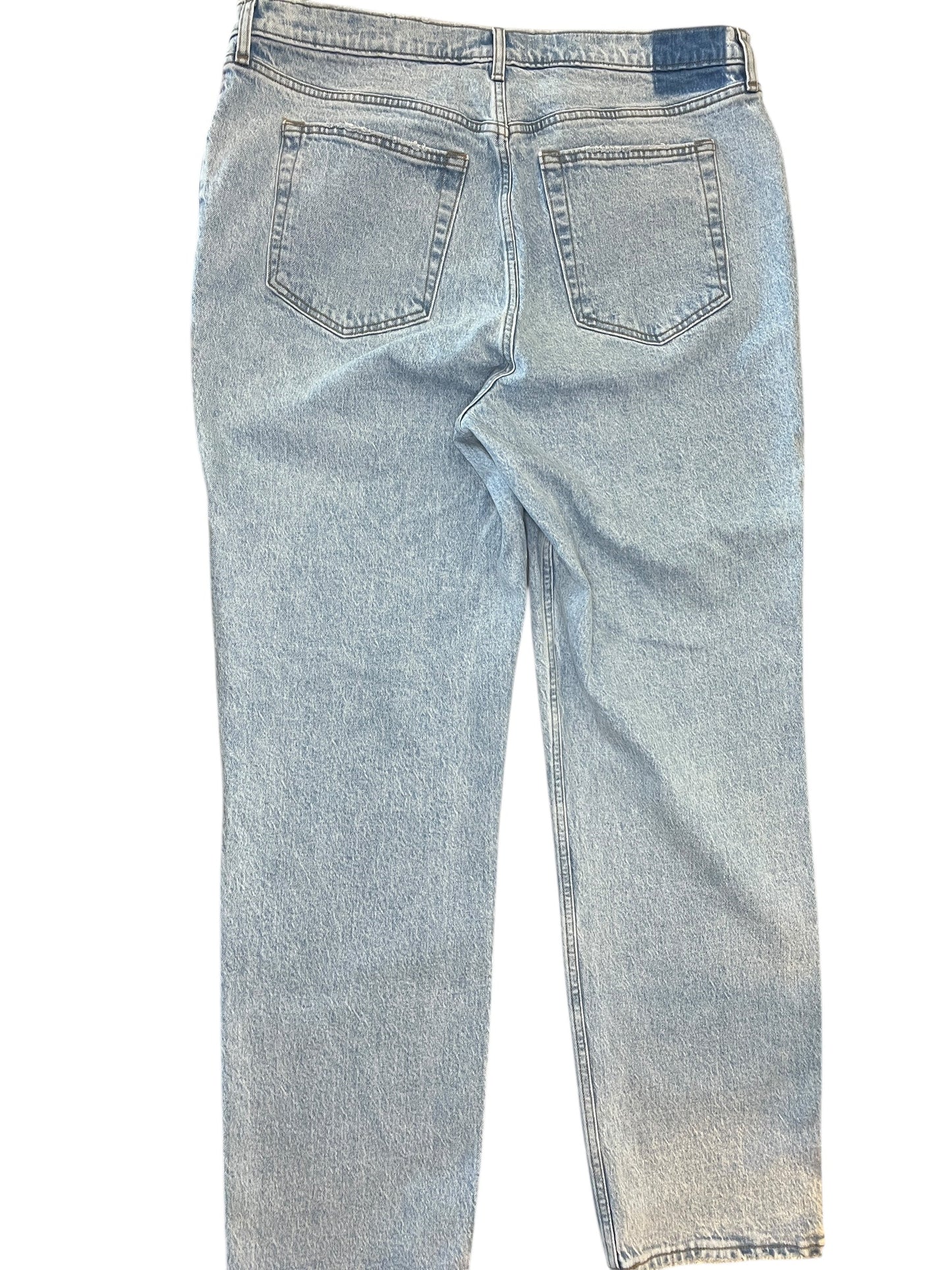 Jeans Wide Leg By Abercrombie And Fitch In Blue Denim, Size:18