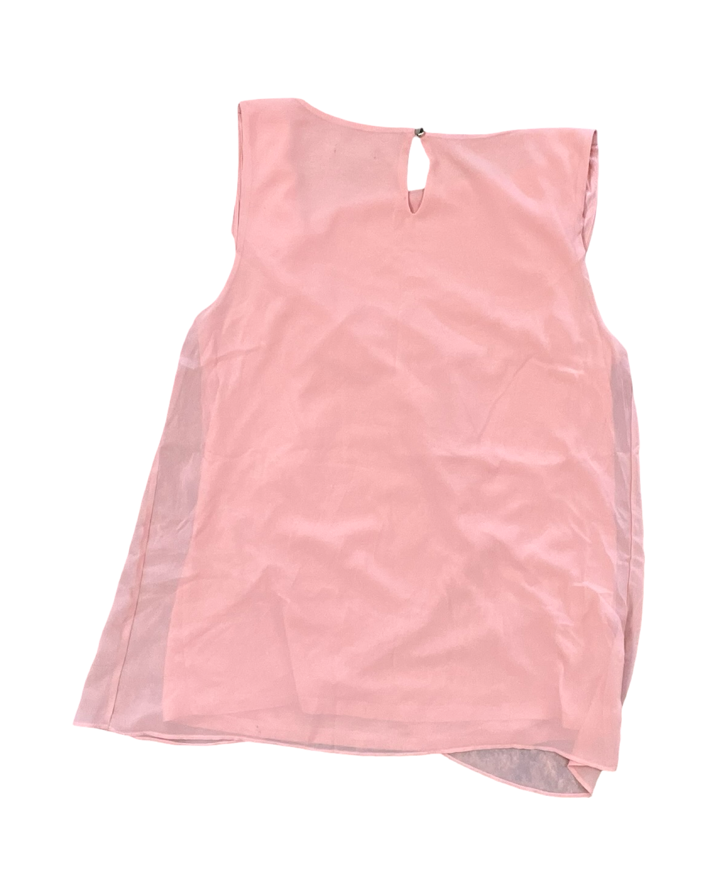 Top Sleeveless By Ann Taylor In Peach, Size:S
