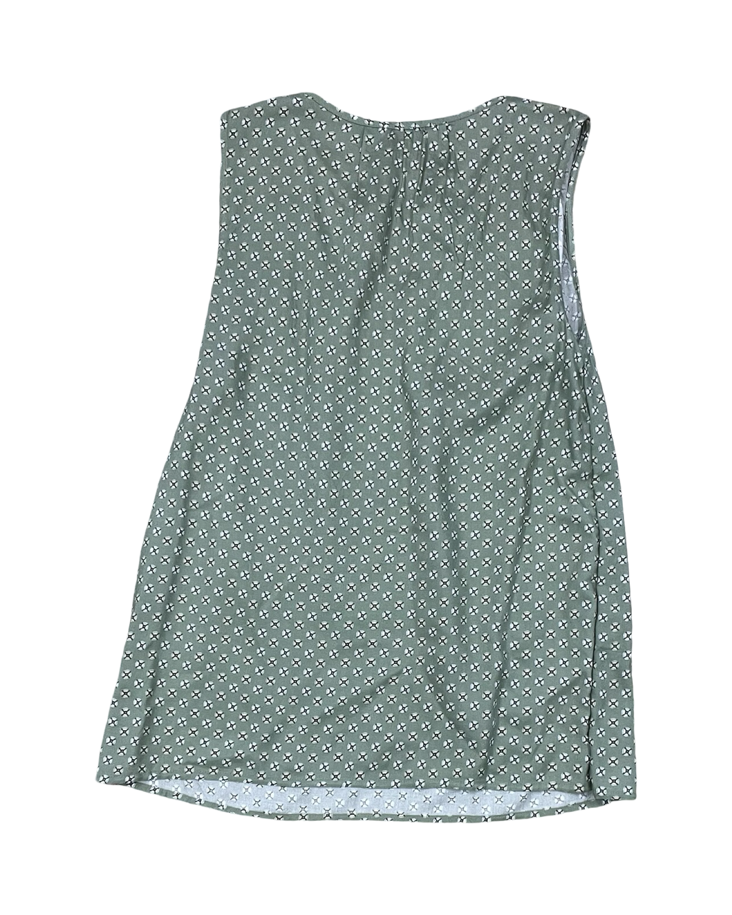 Top Sleeveless By Croft And Barrow In Green, Size:L