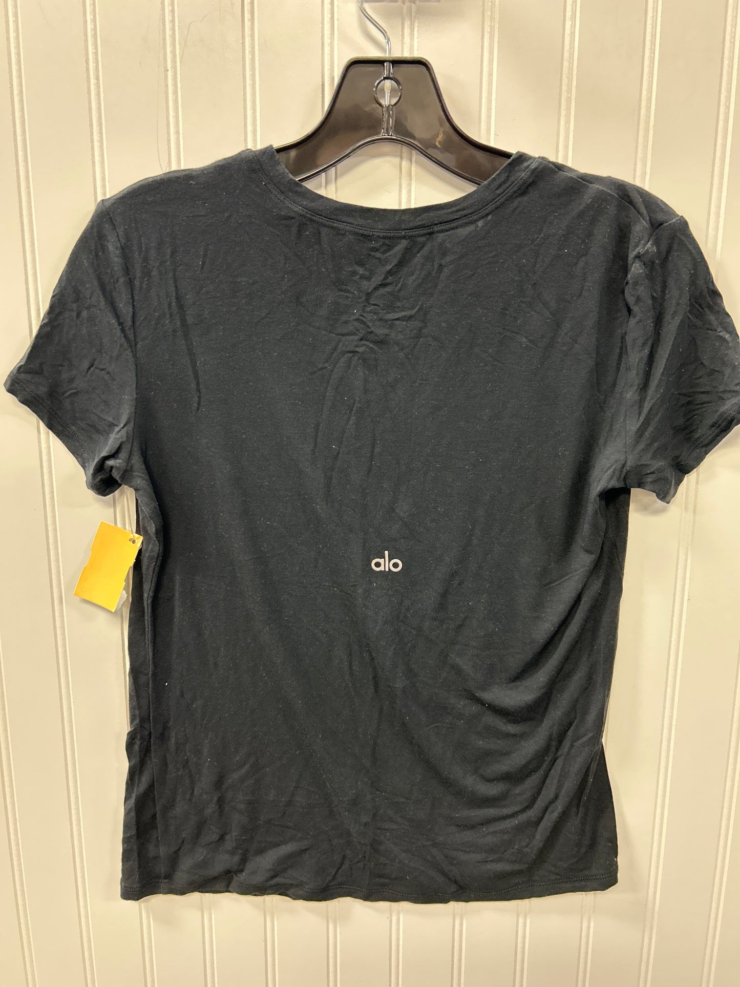 Athletic Top Ss By Alo In Black, Size:S