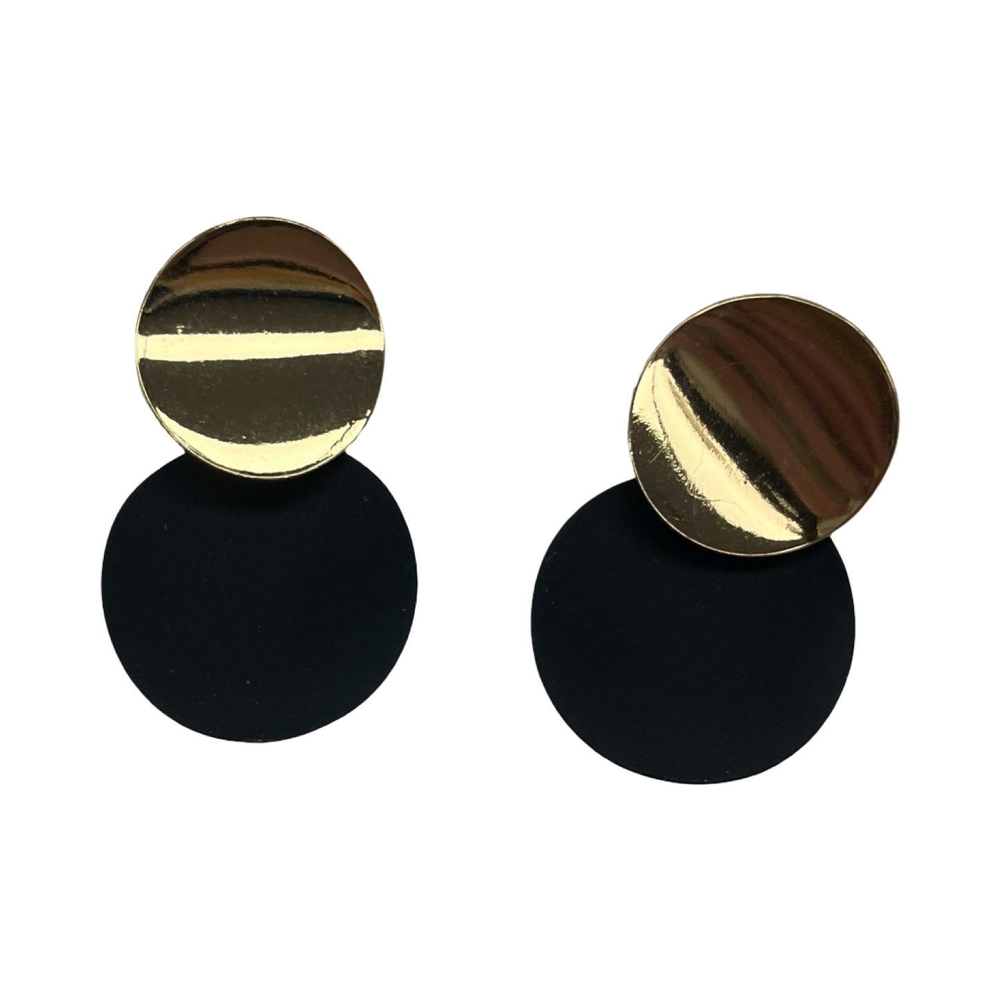 Earrings Dangle/Drop By Clothes Mentor In Black & Gold