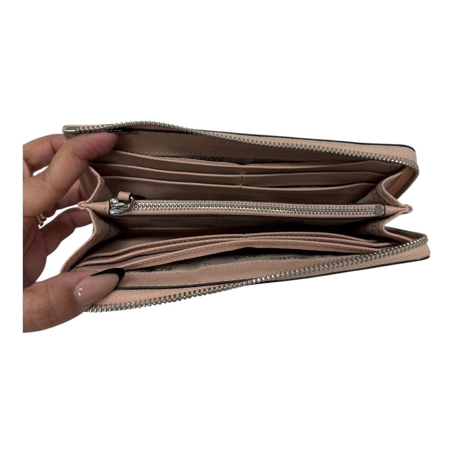 Wallet Designer By Michael Kors In Pink, Size:Medium