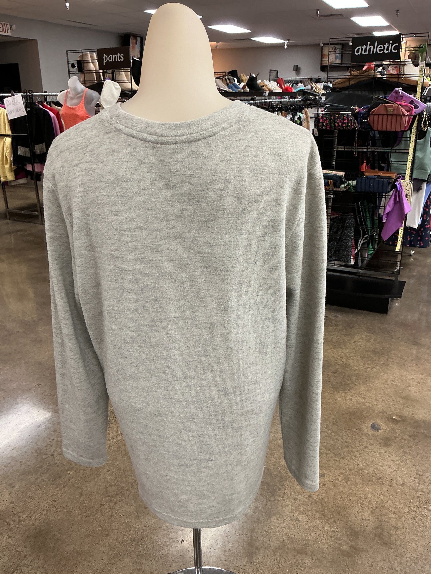 Top Ls By Nfl In Grey, Size:S