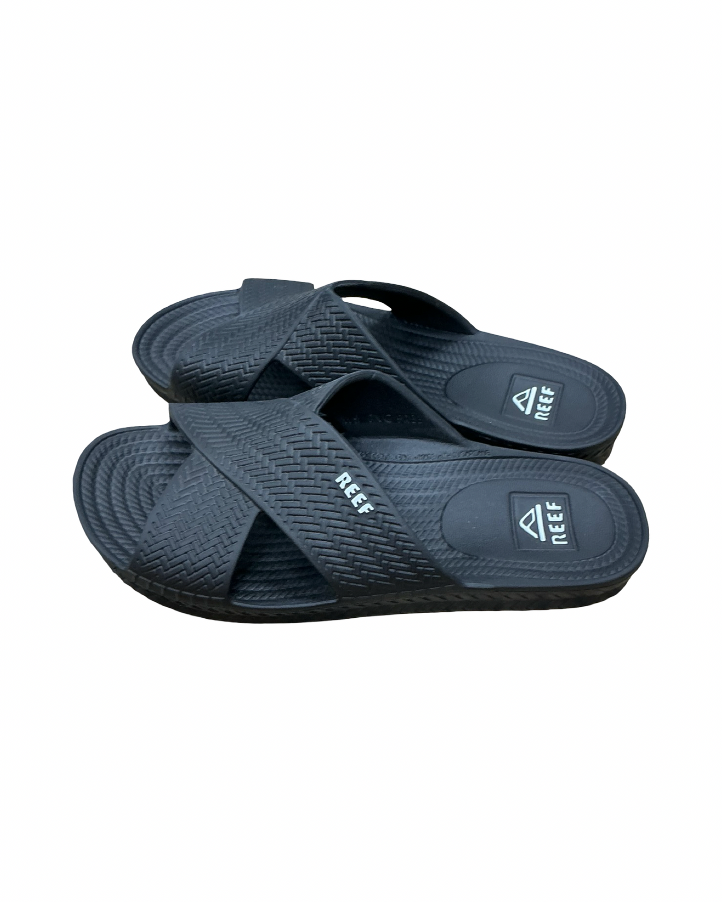 Sandals Flats By Reef In Black, Size:9