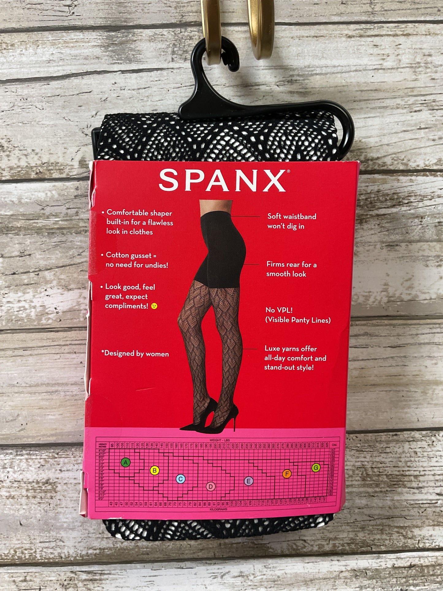 Tights By Spanx In Black, Size:L