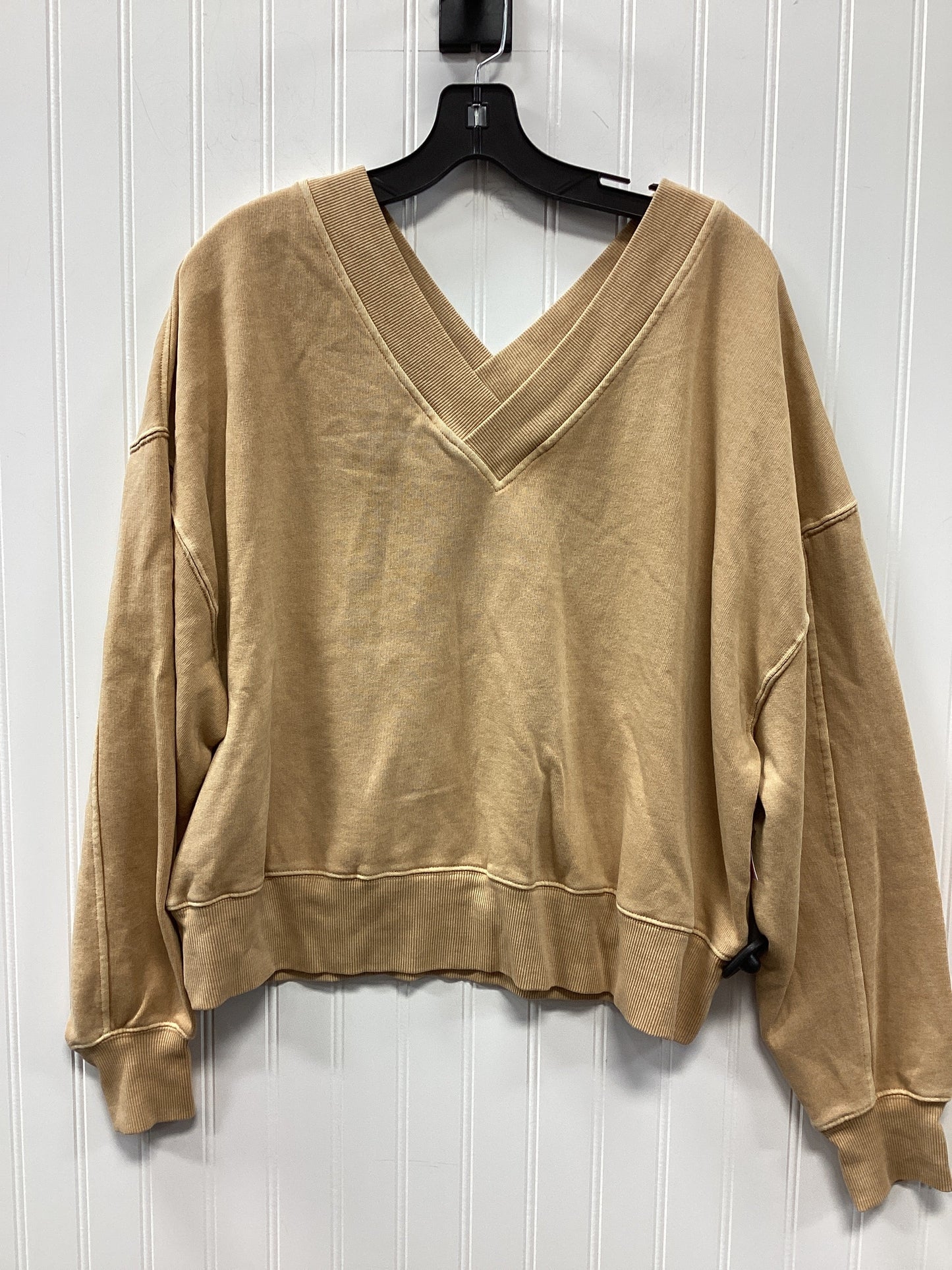 Top Ls By So In Tan, Size:M