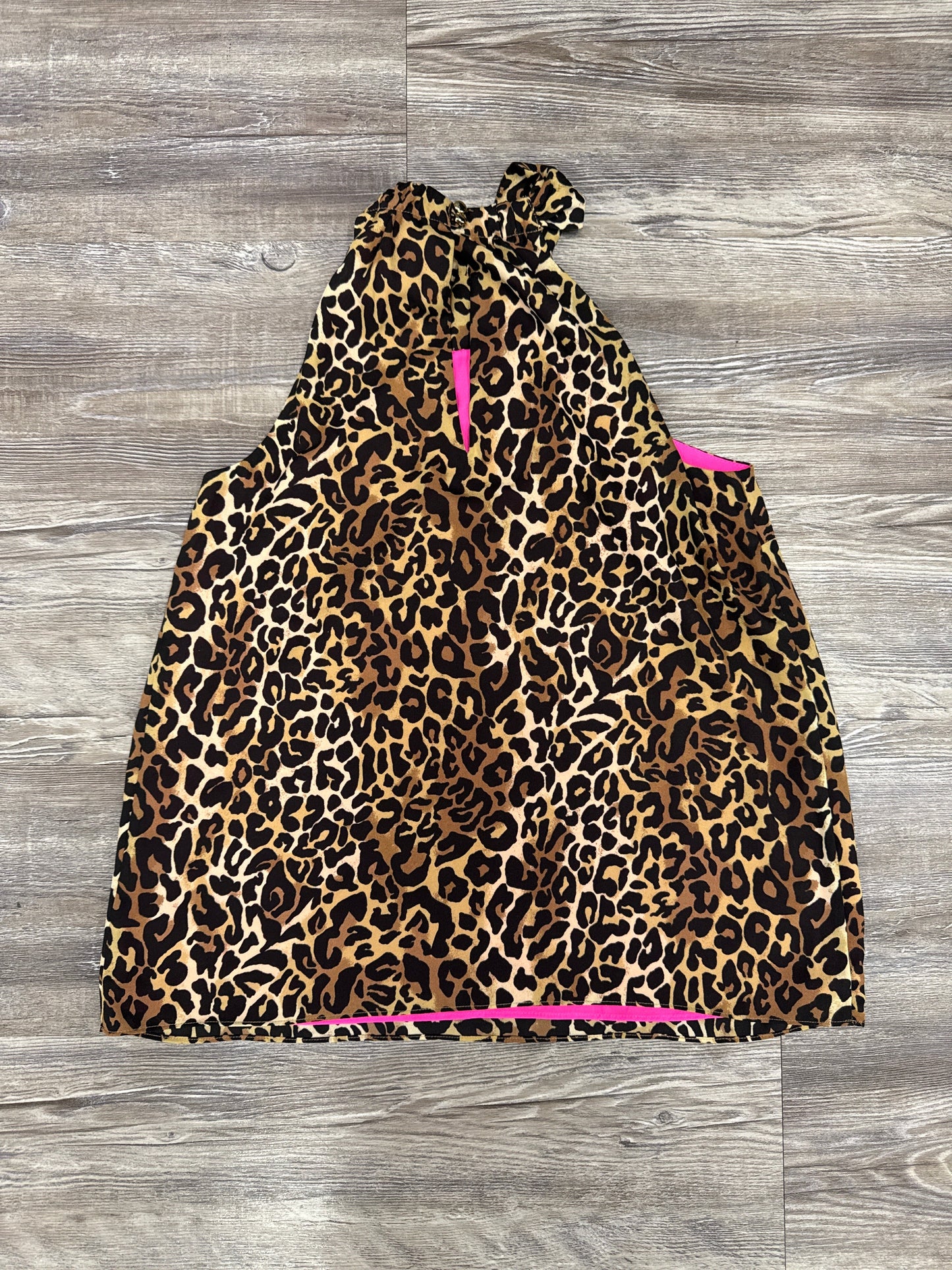 Top Sleeveless Designer By Lilly Pulitzer In Animal Print, Size:Xxs