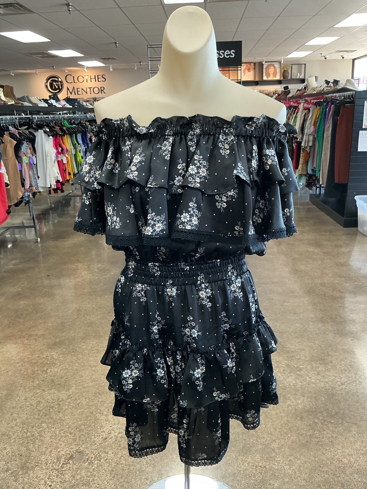 Dress Designer By Misa In Black, Size:Xs