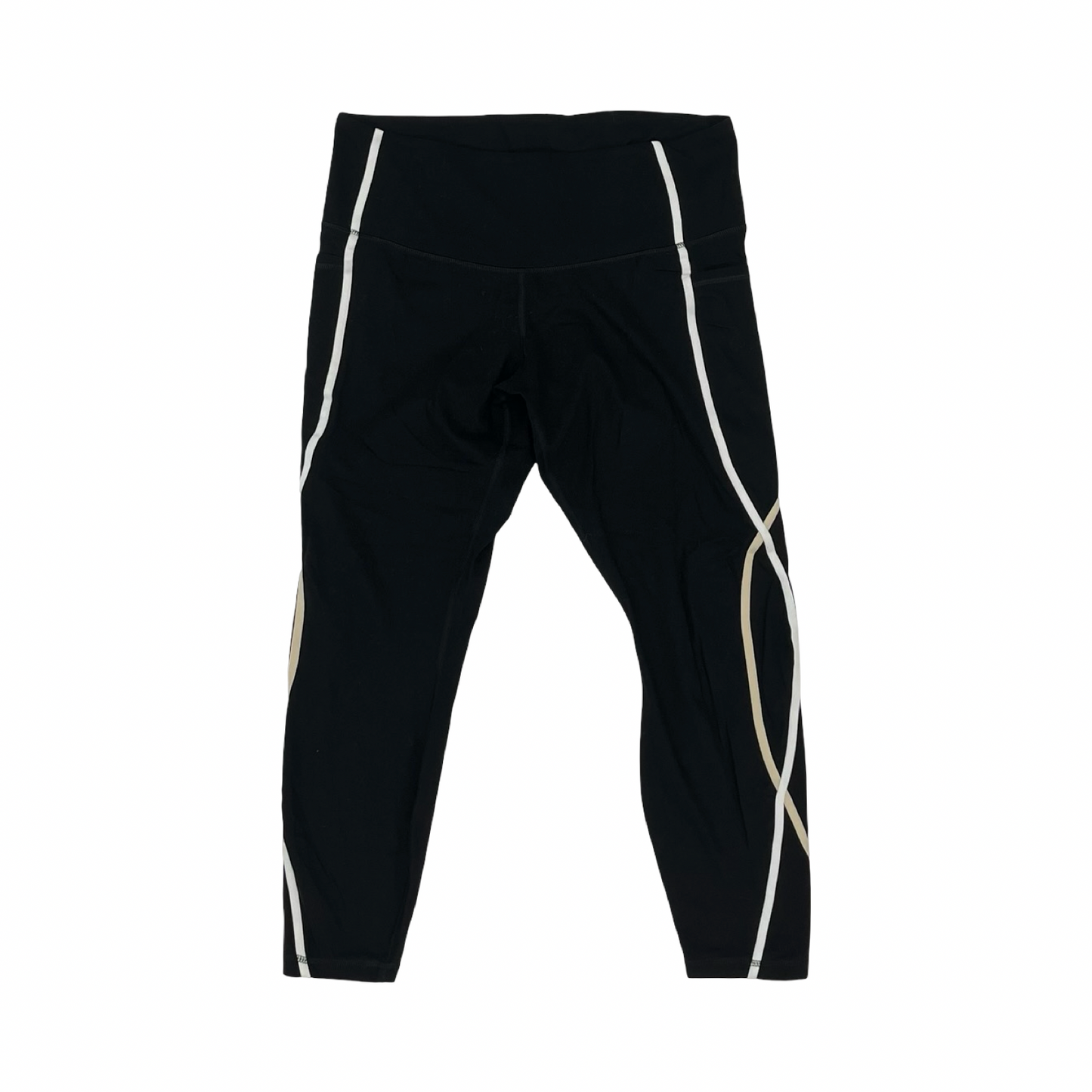 Athletic Leggings Capris By Members Mark In Black, Size:M