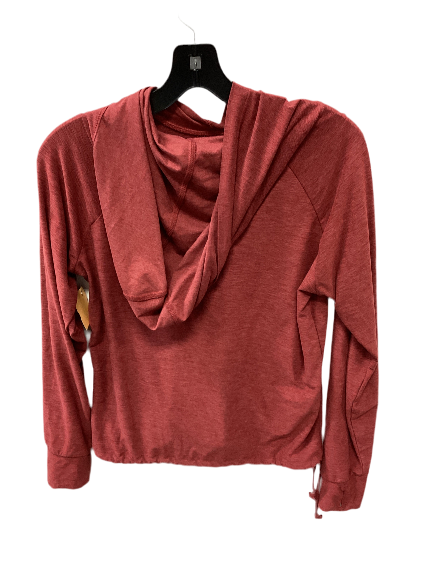 Athletic Top Ls Hoodie By Kyodan In Orange, Size:Sp