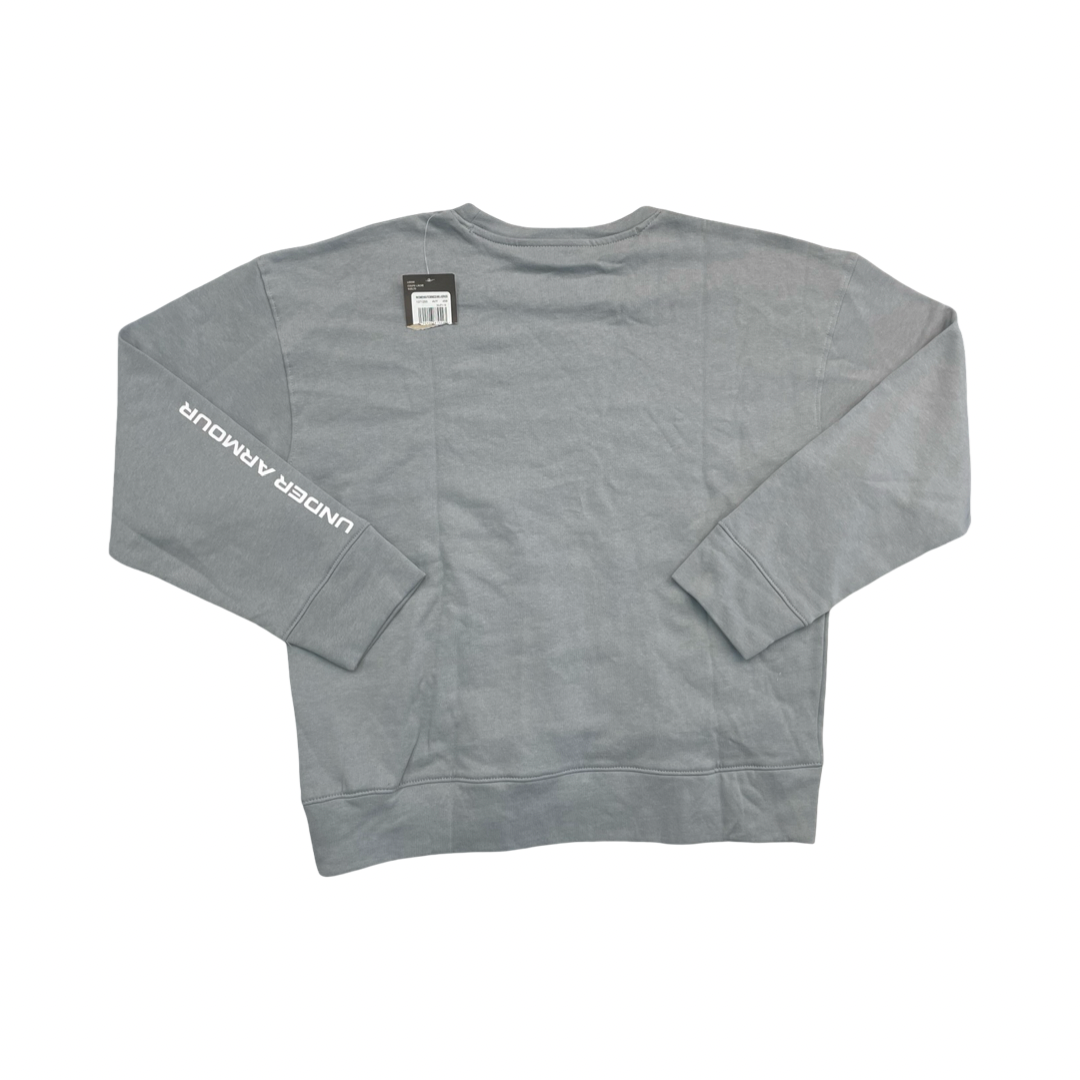 Athletic Sweatshirt Crewneck By Under Armour In Grey, Size:M