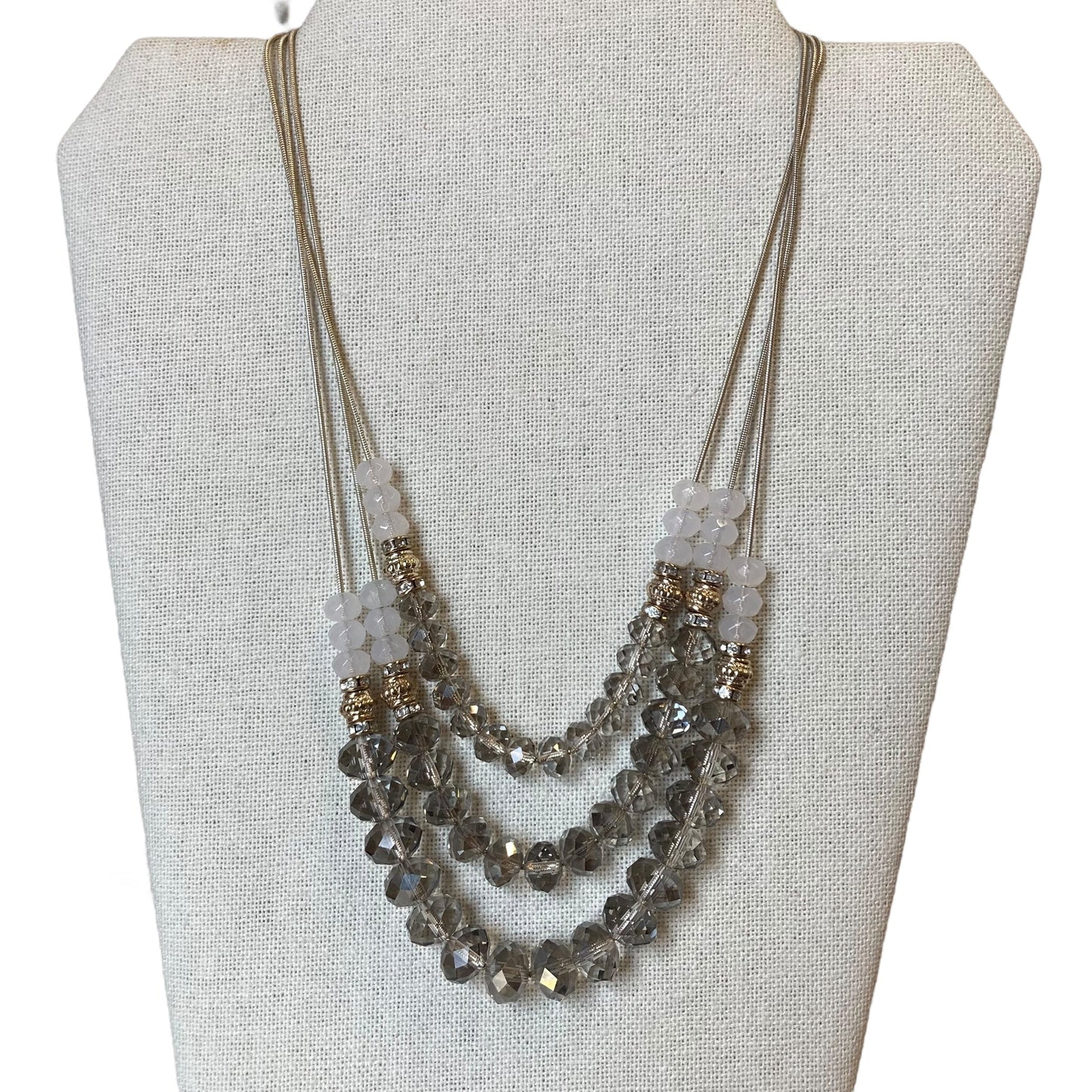 Necklace Layered By White House Black Market In Gold & Silver