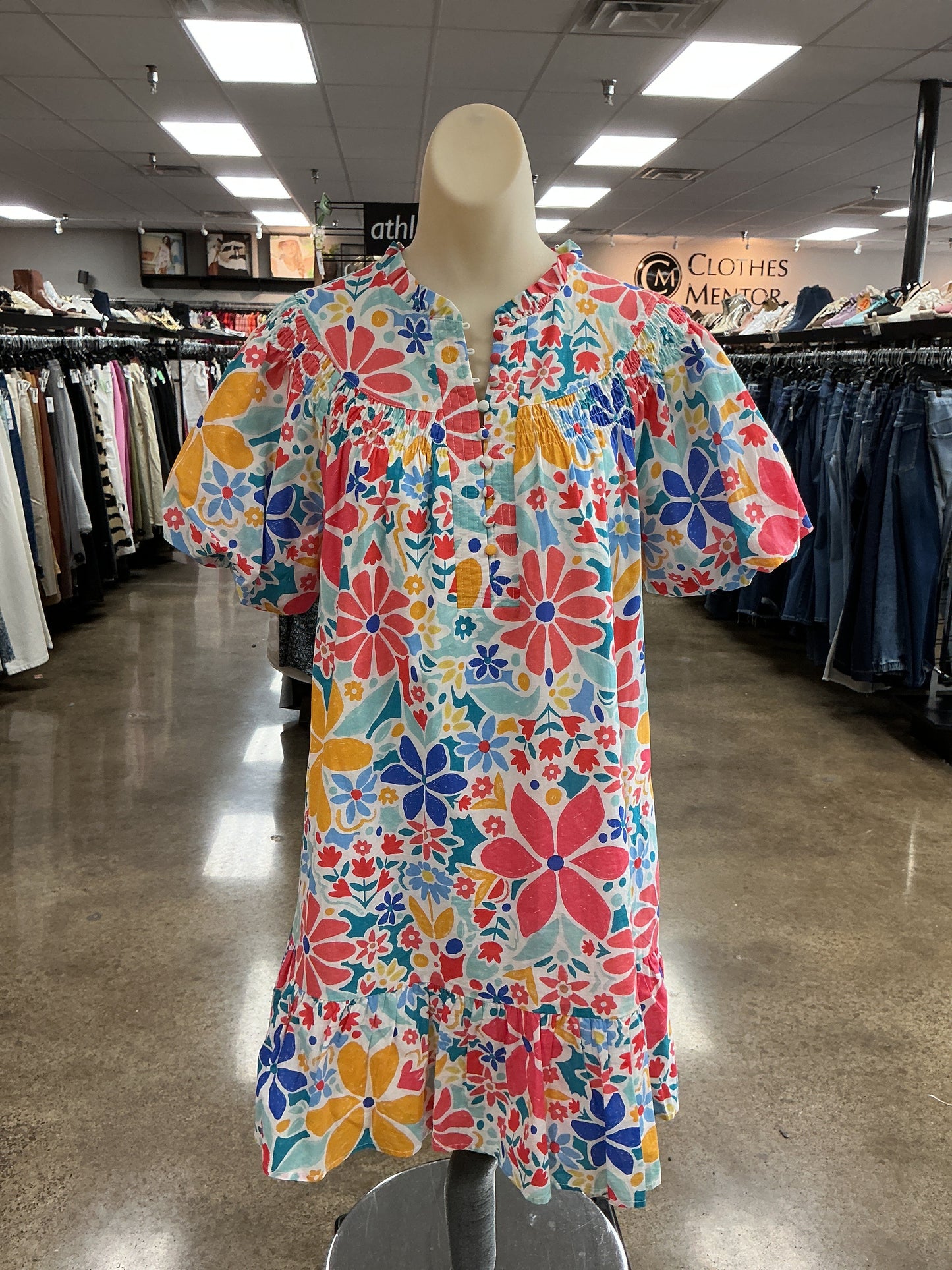 Dress Casual Short By Fate In Floral Print, Size:S