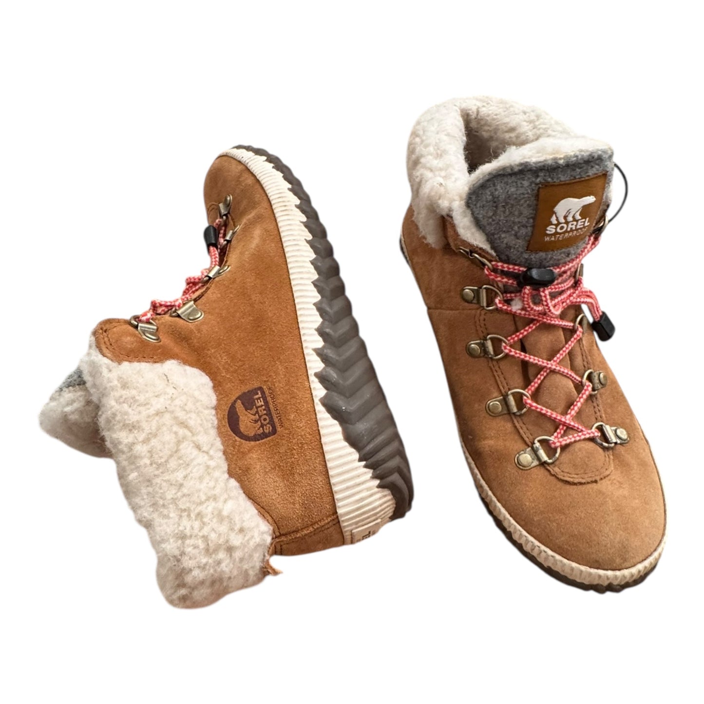 Boots Designer By Sorel In Brown, Size:7