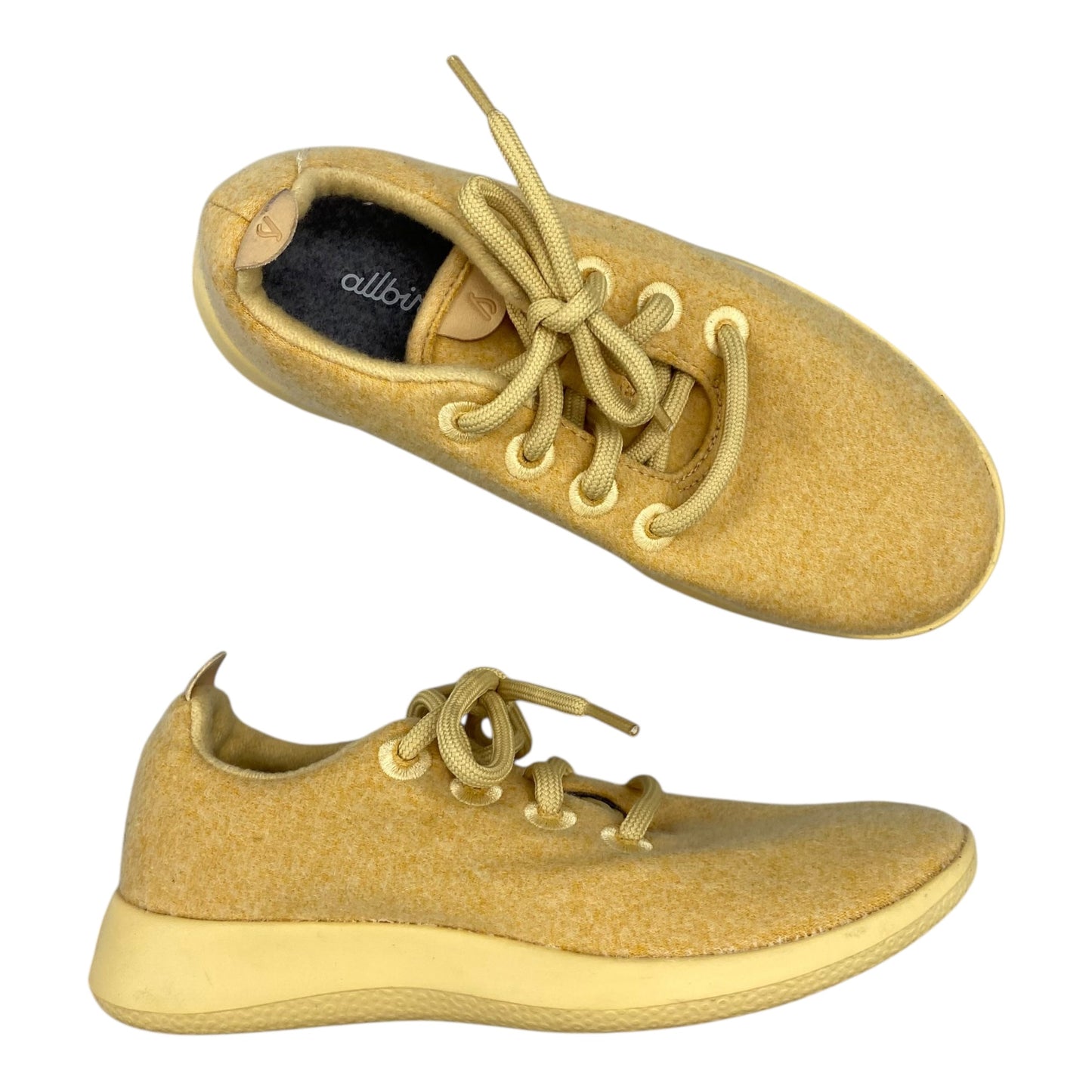 Shoes Sneakers By Allbirds In Yellow, Size:5